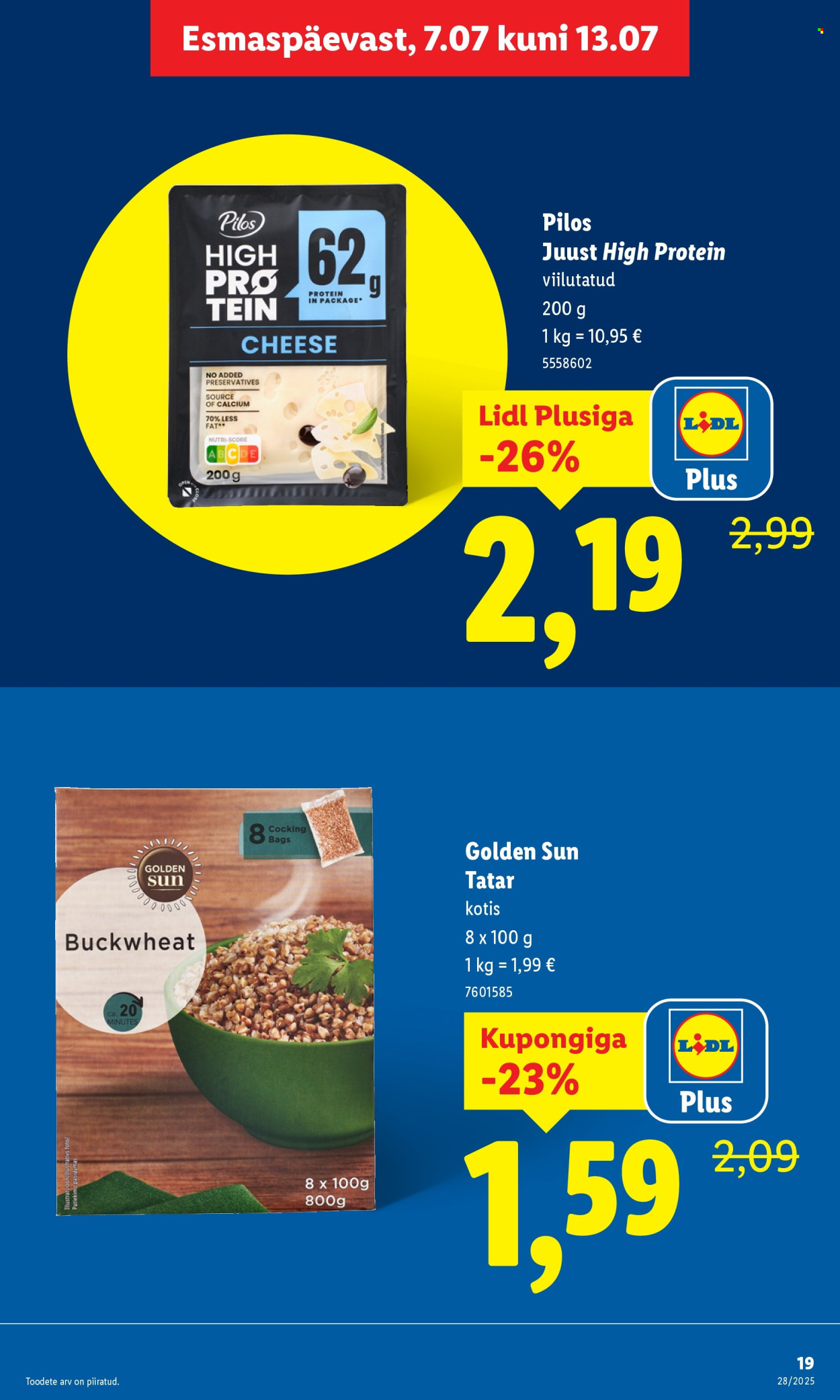lidl - Lidl kliendileht - kliendileht (7.07 - 13.07.2025) - page: 19 lidl - Lidl kliendileht - kliendileht (7.07 - 13.07.2025) - page: 19