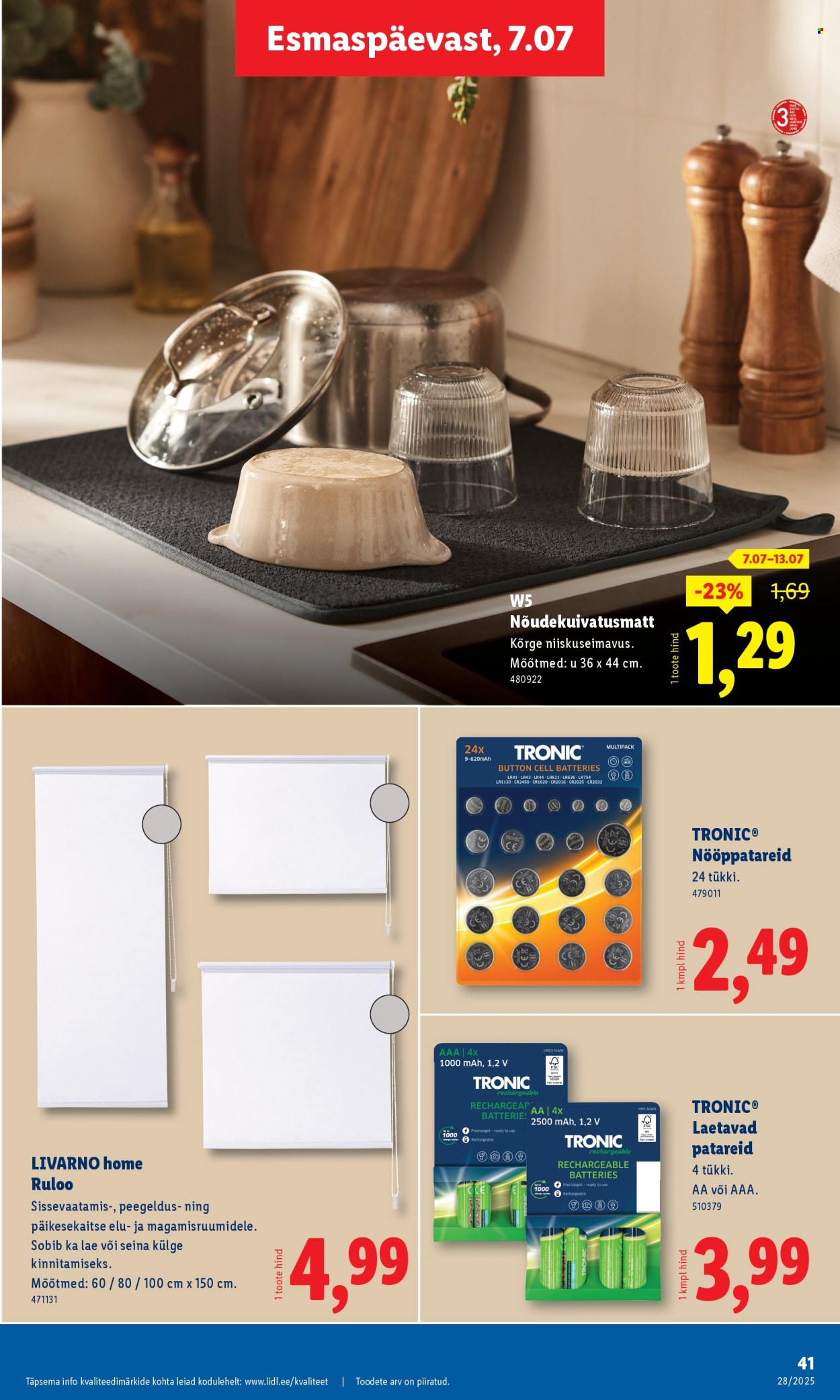 lidl - Lidl kliendileht - kliendileht (7.07 - 13.07.2025) - page: 41 lidl - Lidl kliendileht - kliendileht (7.07 - 13.07.2025) - page: 41
