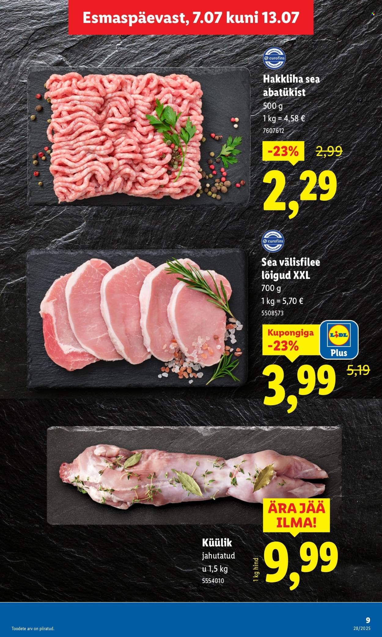 lidl - Lidl kliendileht - kliendileht (7.07 - 13.07.2025) - page: 9 lidl - Lidl kliendileht - kliendileht (7.07 - 13.07.2025) - page: 9