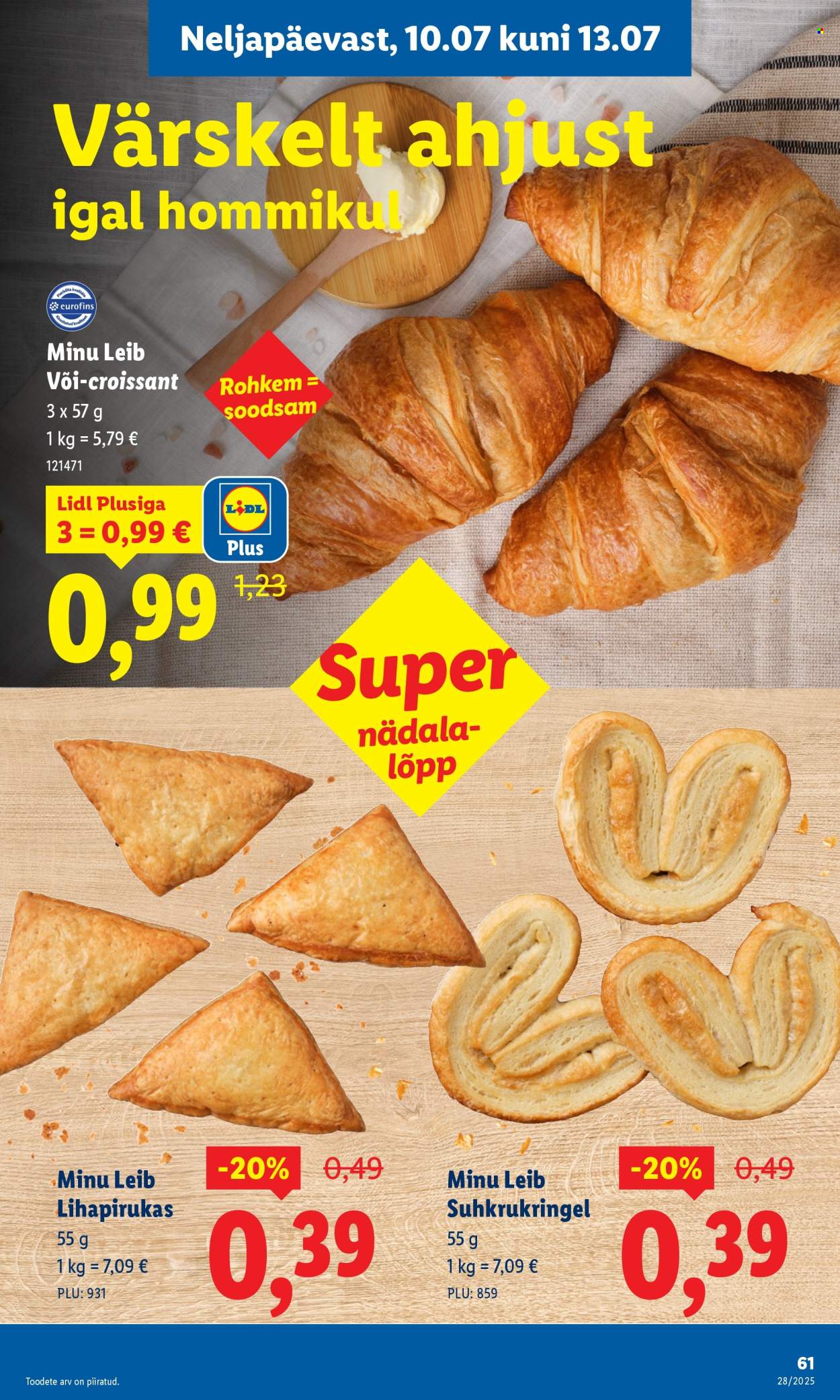 lidl - Lidl kliendileht - kliendileht (7.07 - 13.07.2025) - page: 61 lidl - Lidl kliendileht - kliendileht (7.07 - 13.07.2025) - page: 61