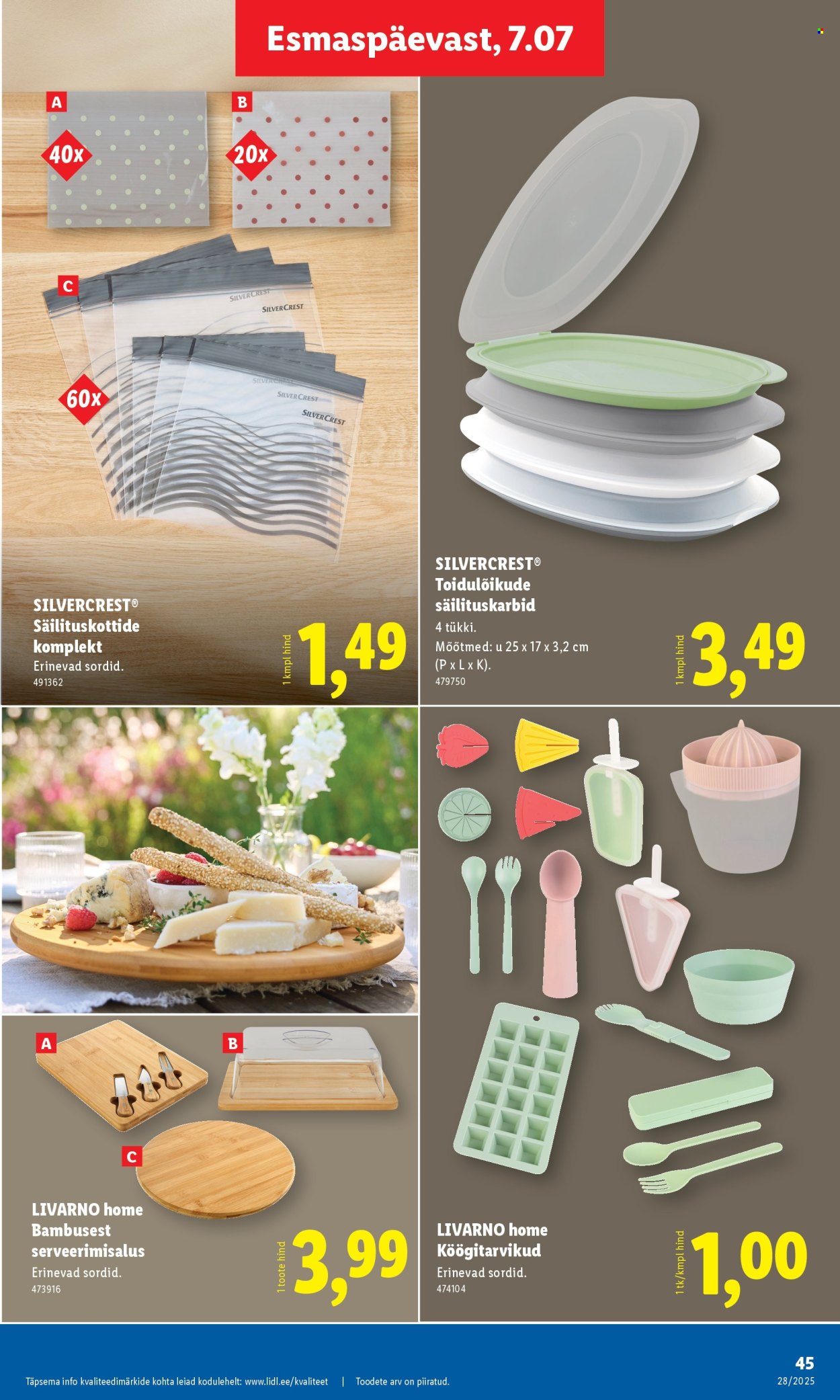 lidl - Lidl kliendileht - kliendileht (7.07 - 13.07.2025) - page: 45 lidl - Lidl kliendileht - kliendileht (7.07 - 13.07.2025) - page: 45