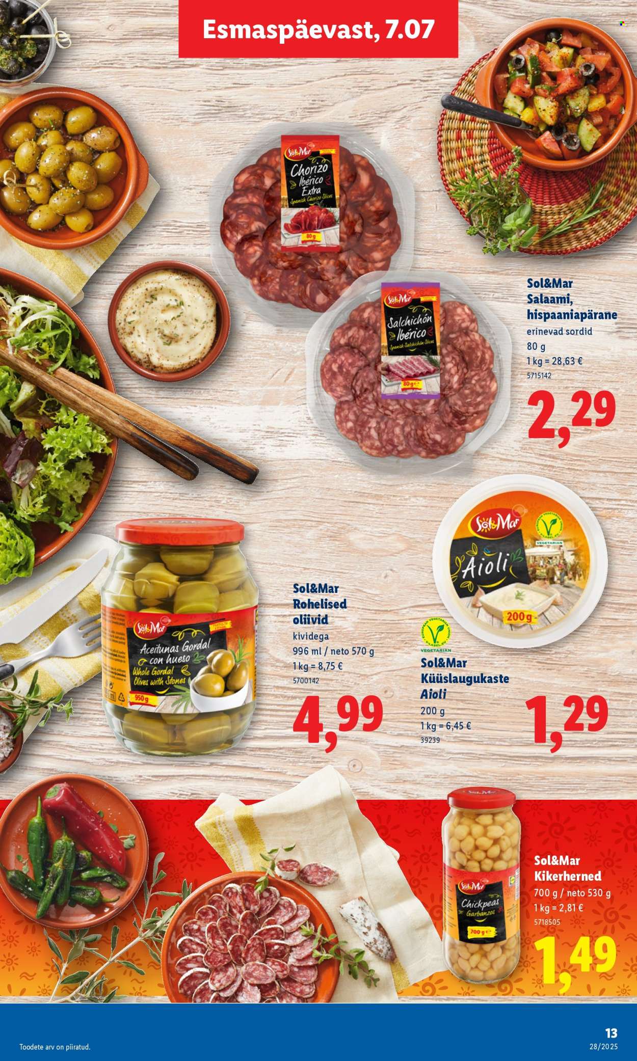 lidl - Lidl kliendileht - kliendileht (7.07 - 13.07.2025) - page: 13 lidl - Lidl kliendileht - kliendileht (7.07 - 13.07.2025) - page: 13