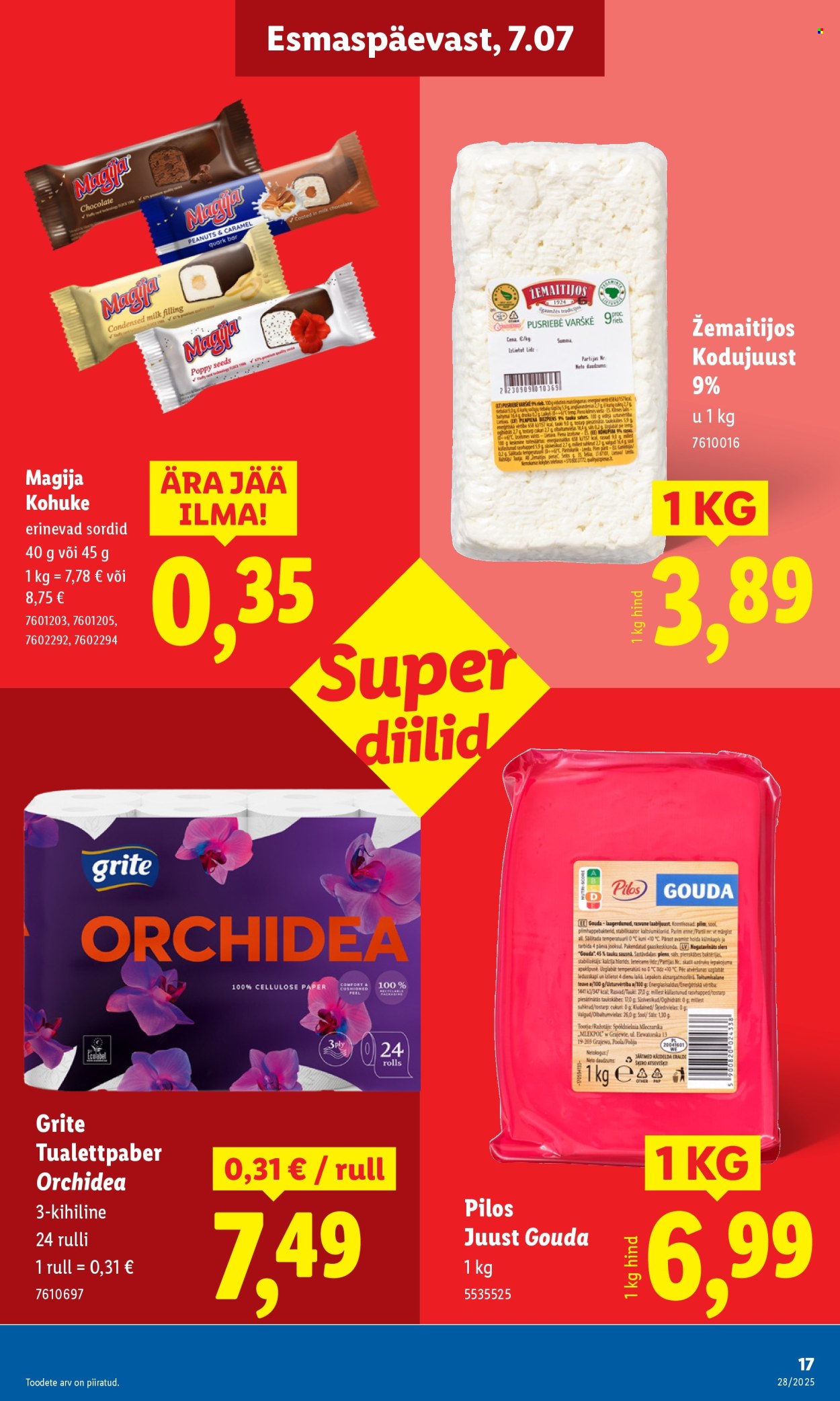 lidl - Lidl kliendileht - kliendileht (7.07 - 13.07.2025) - page: 17 lidl - Lidl kliendileht - kliendileht (7.07 - 13.07.2025) - page: 17