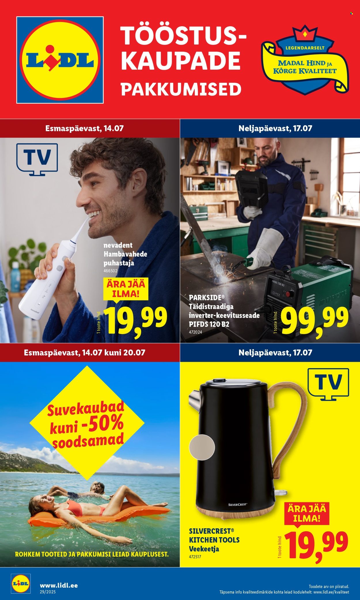 lidl - Lidl kliendileht - Tööstuskaupade pakkumised (14.07 - 20.07.2025)