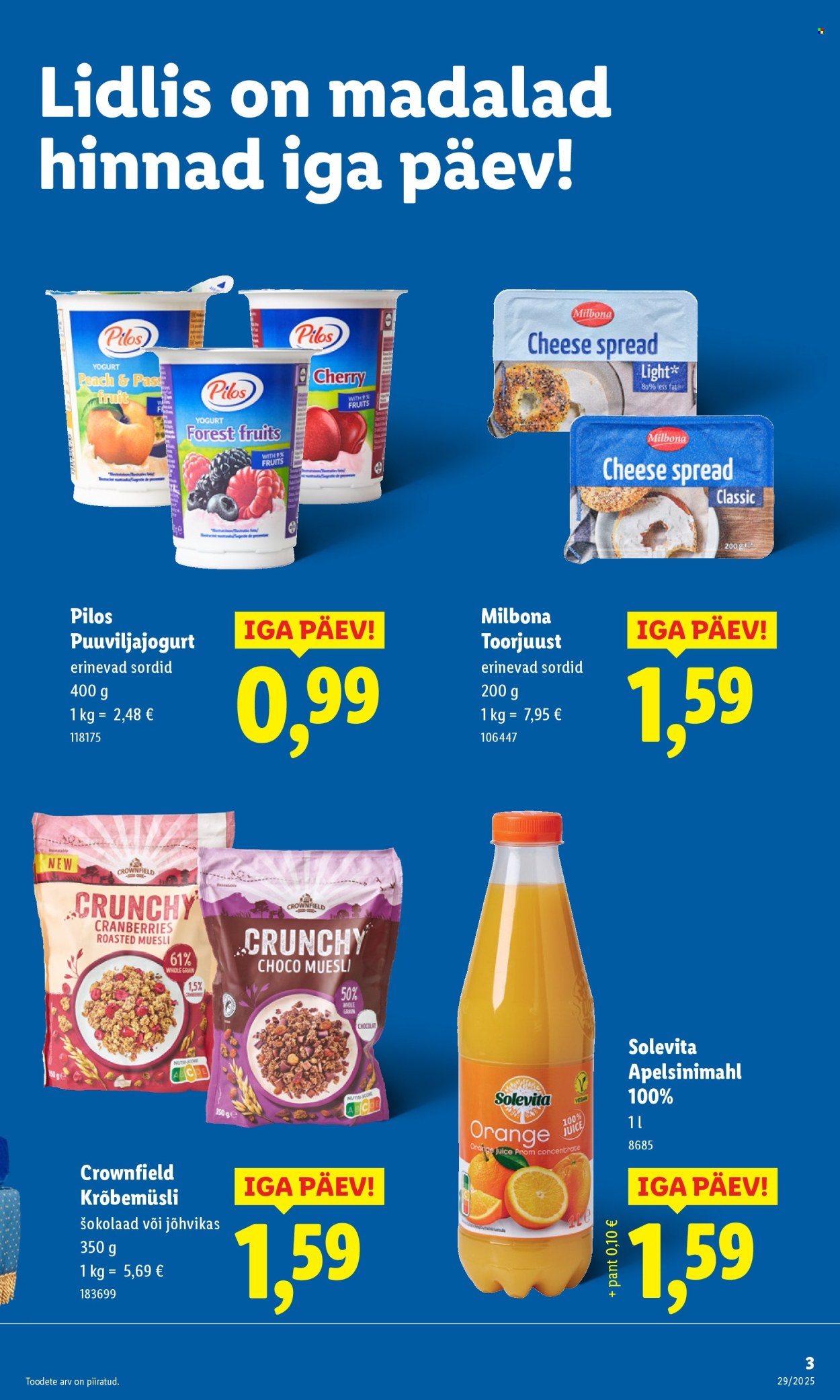 lidl - Lidl kliendileht - Kliendileht (14.07 - 20.07.2025) - page: 3 lidl - Lidl kliendileht - Kliendileht (14.07 - 20.07.2025) - page: 3