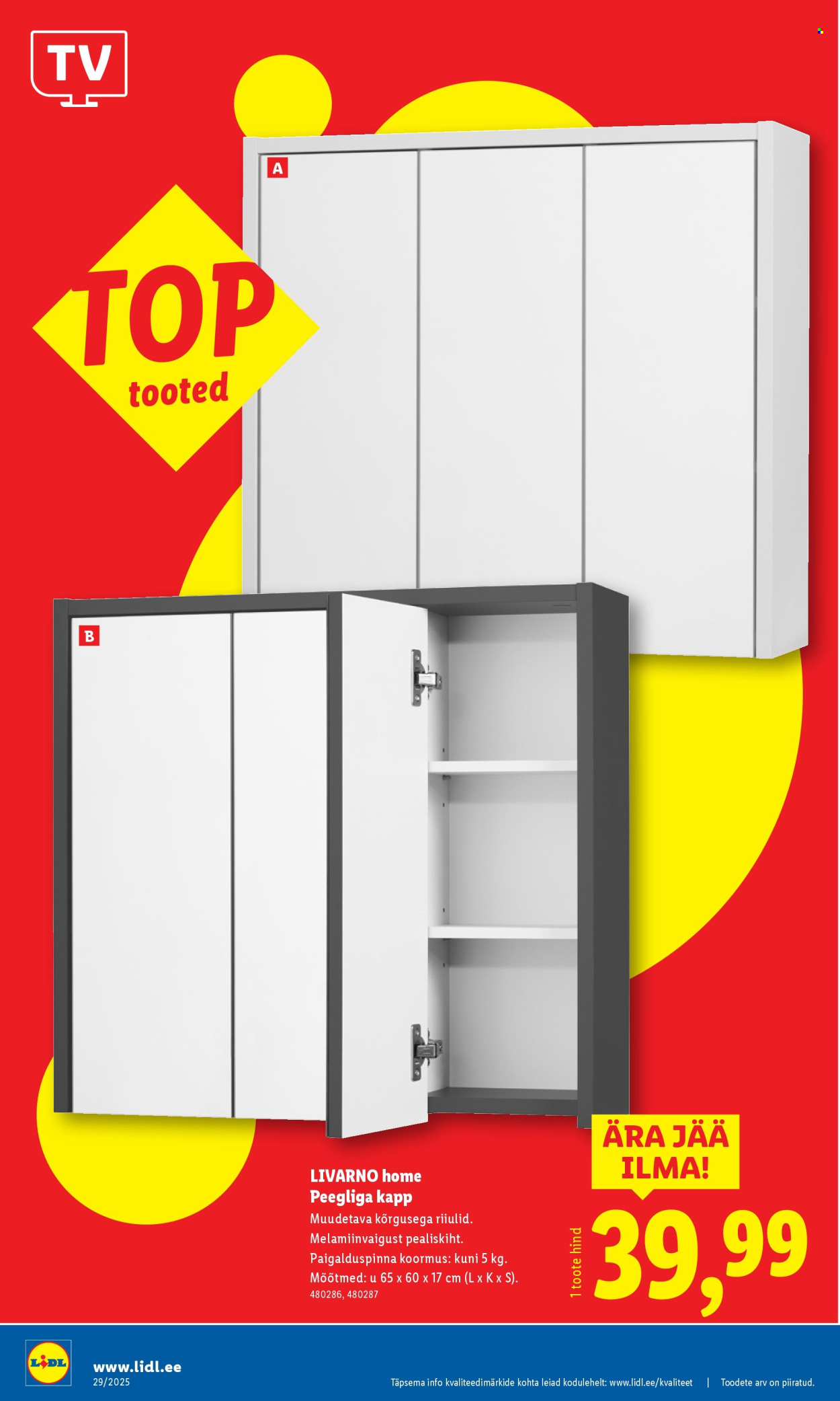 lidl - Lidl kliendileht - Kliendileht (14.07 - 20.07.2025) - page: 40 lidl - Lidl kliendileht - Kliendileht (14.07 - 20.07.2025) - page: 40