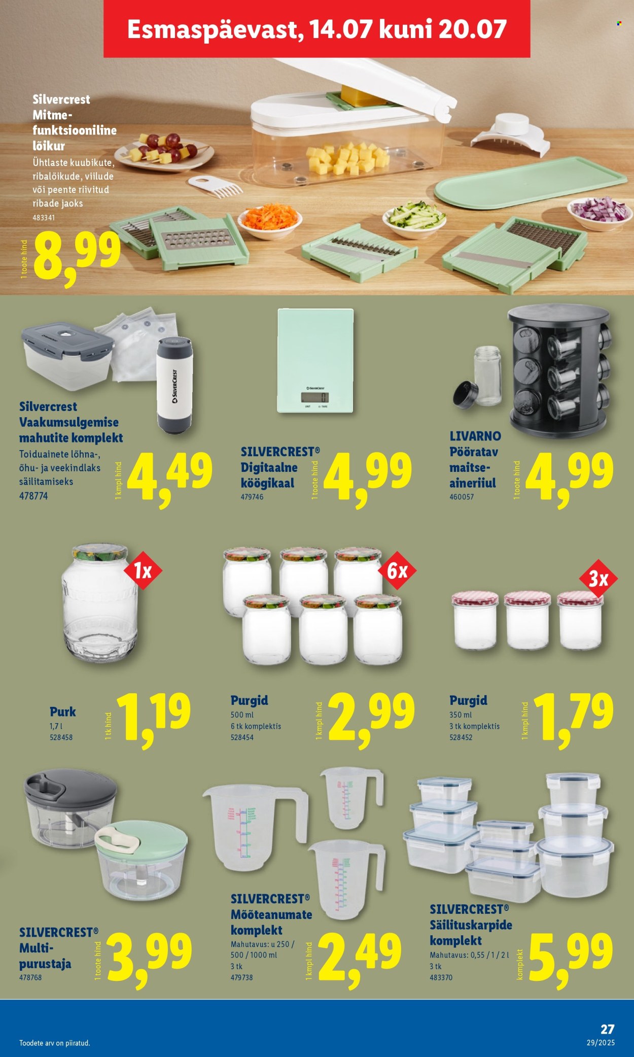 lidl - Lidl kliendileht - Kliendileht (14.07 - 20.07.2025) - page: 27 lidl - Lidl kliendileht - Kliendileht (14.07 - 20.07.2025) - page: 27