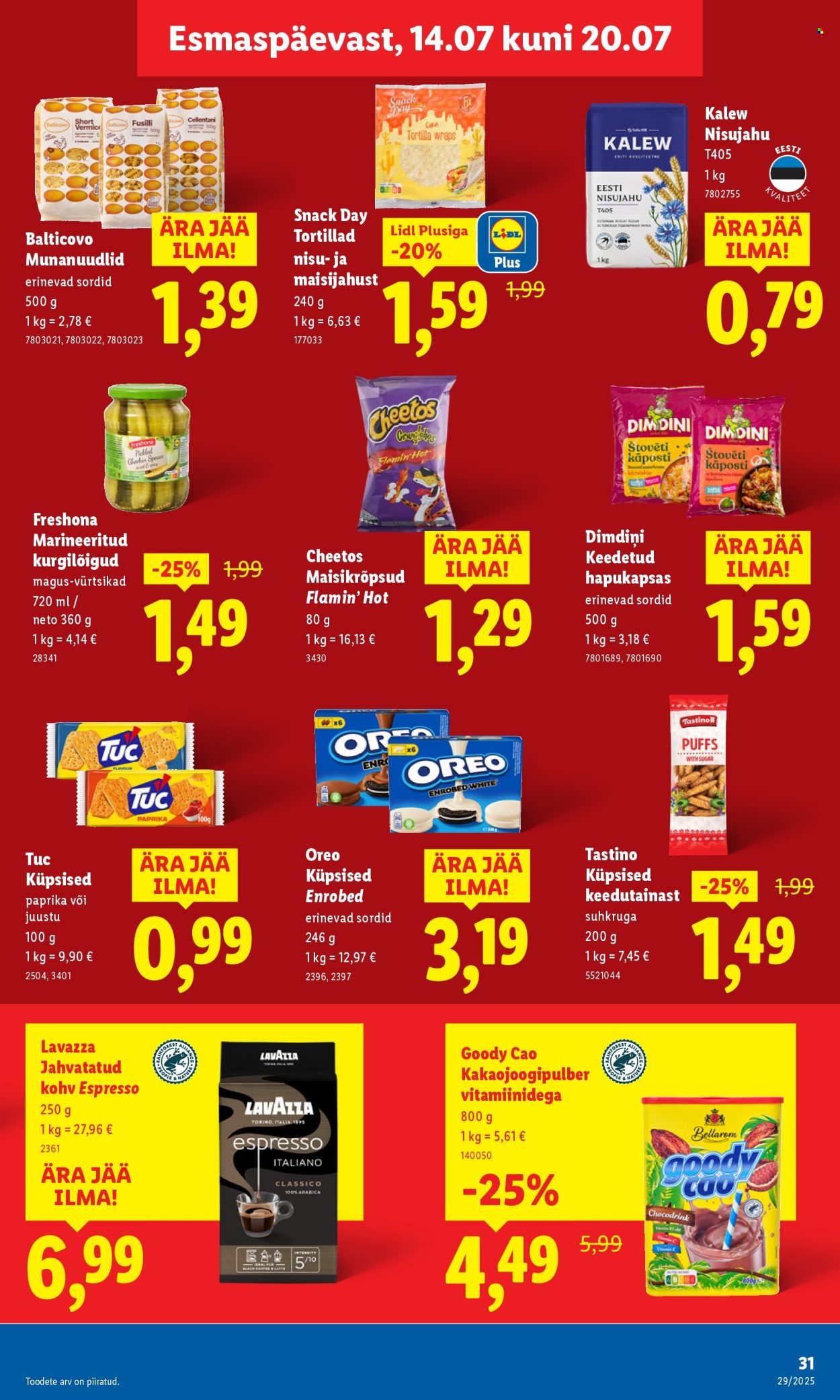 lidl - Lidl kliendileht - Kliendileht (14.07 - 20.07.2025) - page: 31 lidl - Lidl kliendileht - Kliendileht (14.07 - 20.07.2025) - page: 31