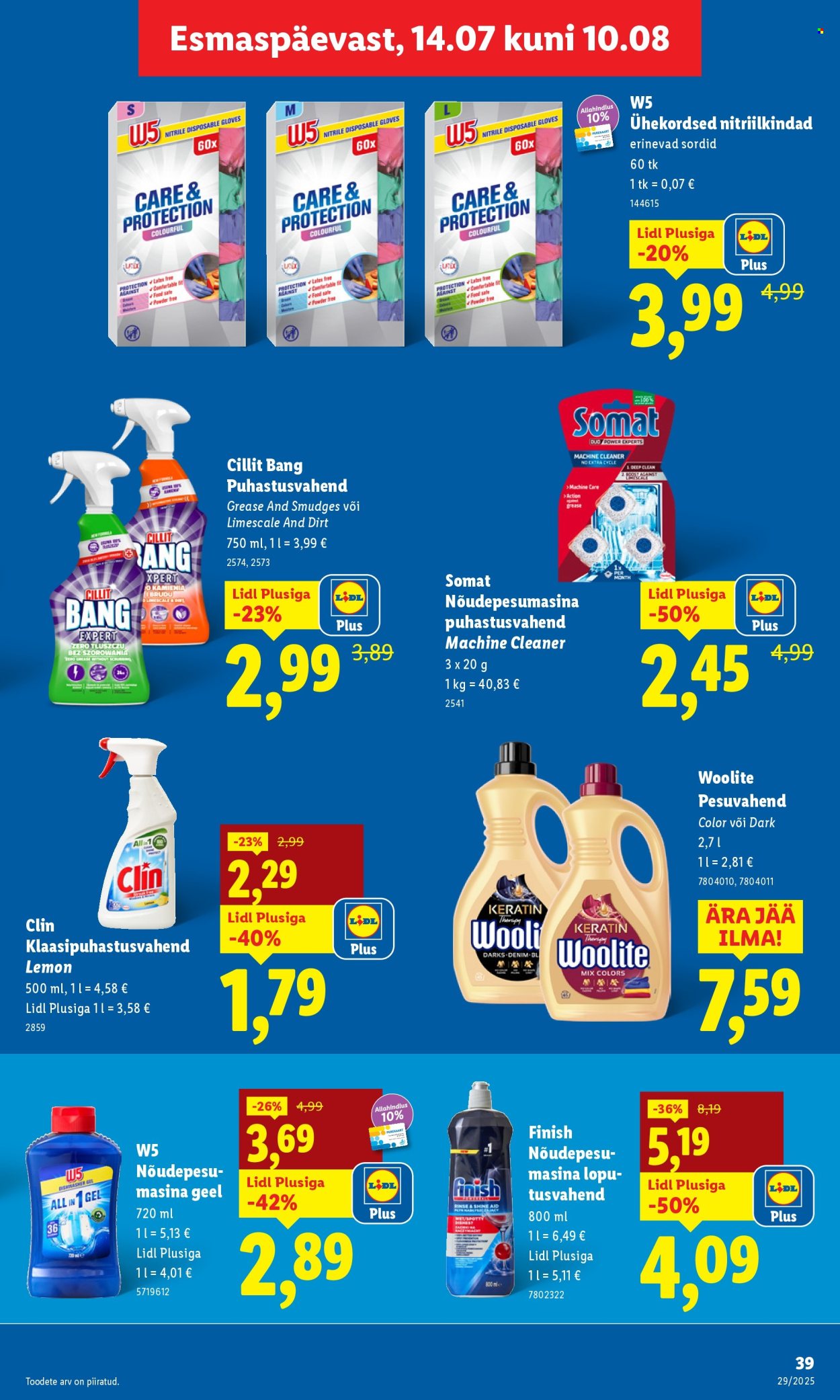 lidl - Lidl kliendileht - Kliendileht (14.07 - 20.07.2025) - page: 39 lidl - Lidl kliendileht - Kliendileht (14.07 - 20.07.2025) - page: 39