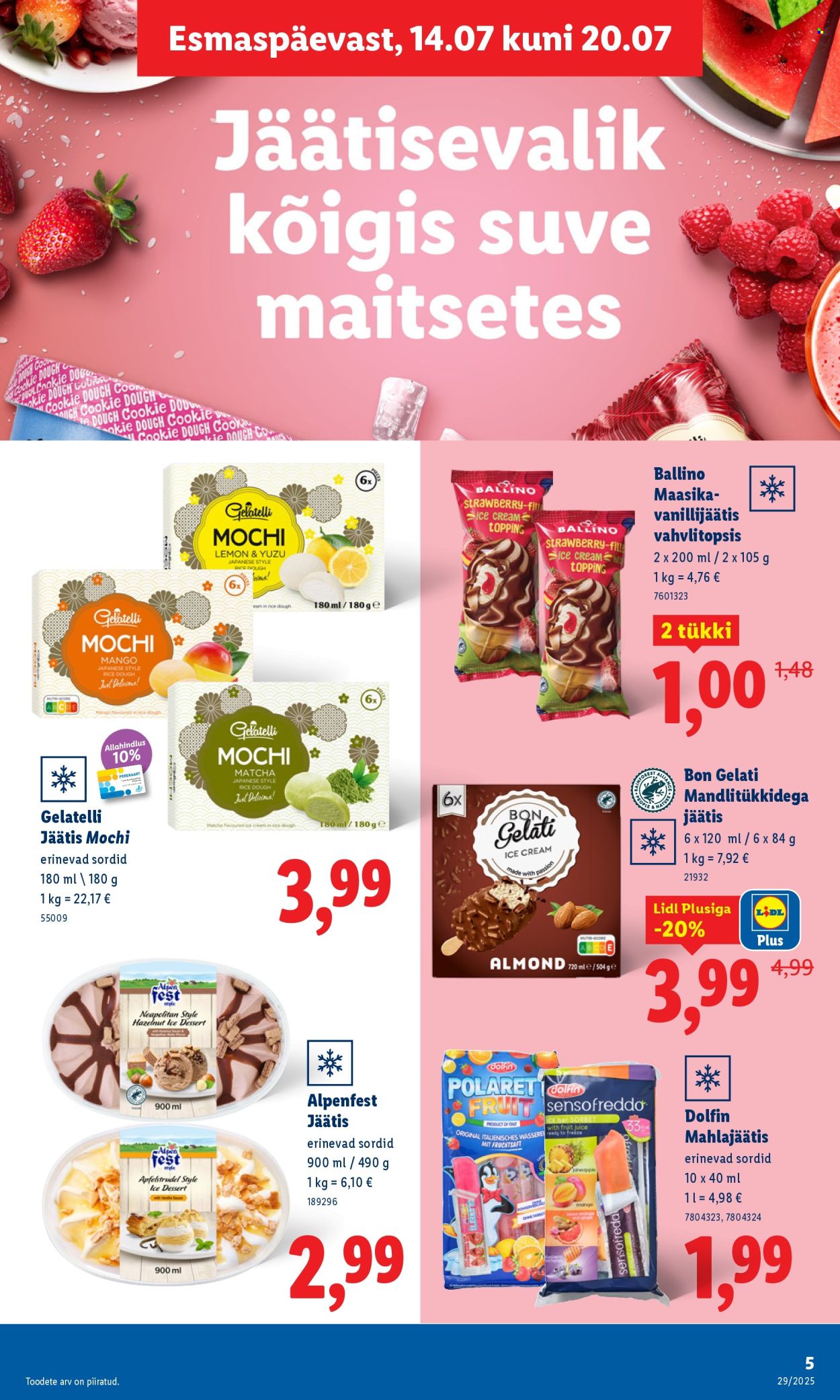 lidl - Lidl kliendileht - Kliendileht (14.07 - 20.07.2025) - page: 5 lidl - Lidl kliendileht - Kliendileht (14.07 - 20.07.2025) - page: 5