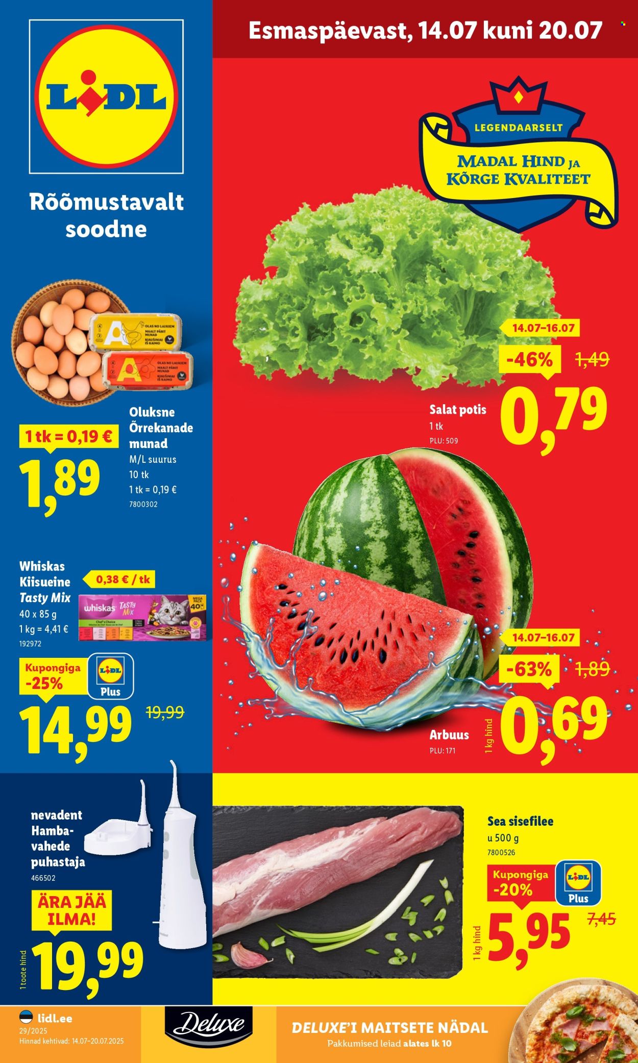 lidl - Lidl kliendileht - Kliendileht (14.07 - 20.07.2025)