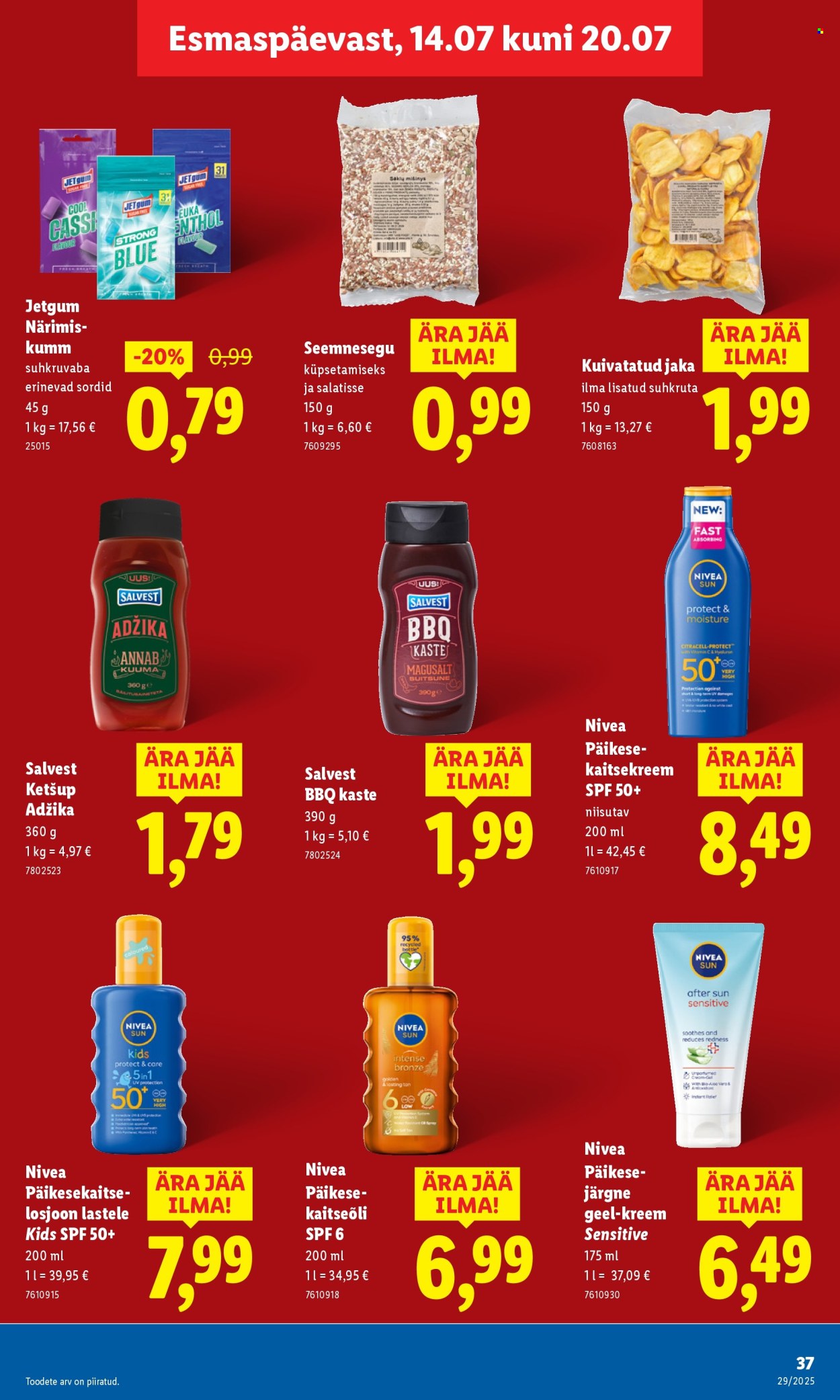 lidl - Lidl kliendileht - Kliendileht (14.07 - 20.07.2025) - page: 37 lidl - Lidl kliendileht - Kliendileht (14.07 - 20.07.2025) - page: 37