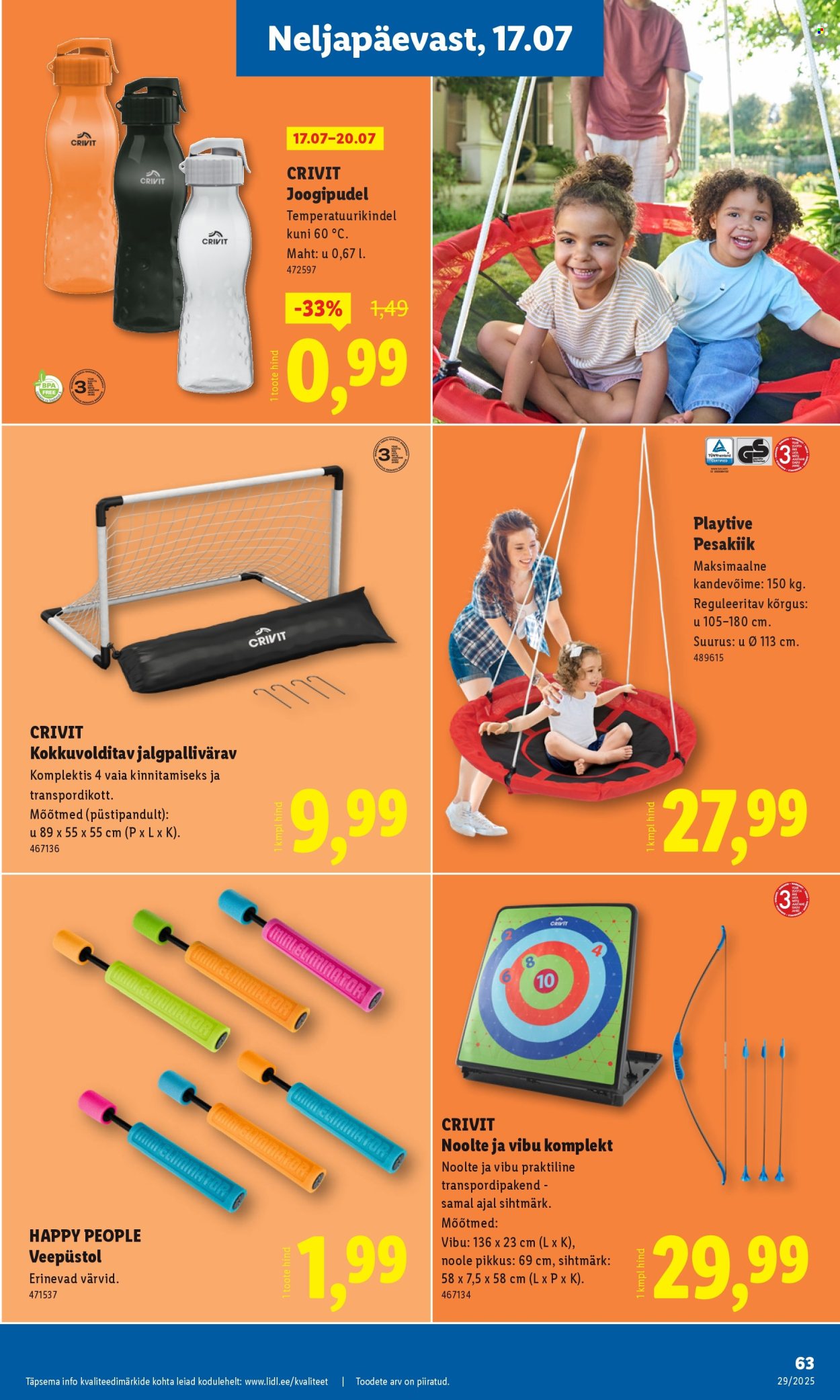 lidl - Lidl kliendileht - Kliendileht (14.07 - 20.07.2025) - page: 63 lidl - Lidl kliendileht - Kliendileht (14.07 - 20.07.2025) - page: 63