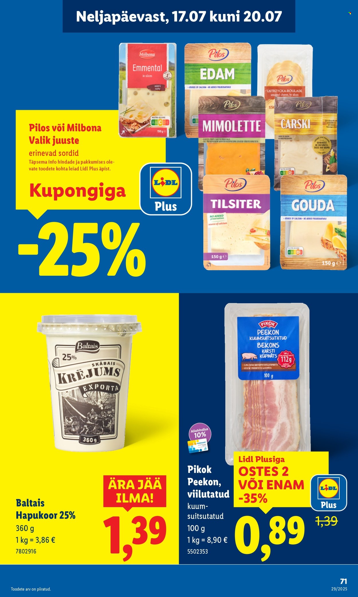 lidl - Lidl kliendileht - Kliendileht (14.07 - 20.07.2025) - page: 71 lidl - Lidl kliendileht - Kliendileht (14.07 - 20.07.2025) - page: 71