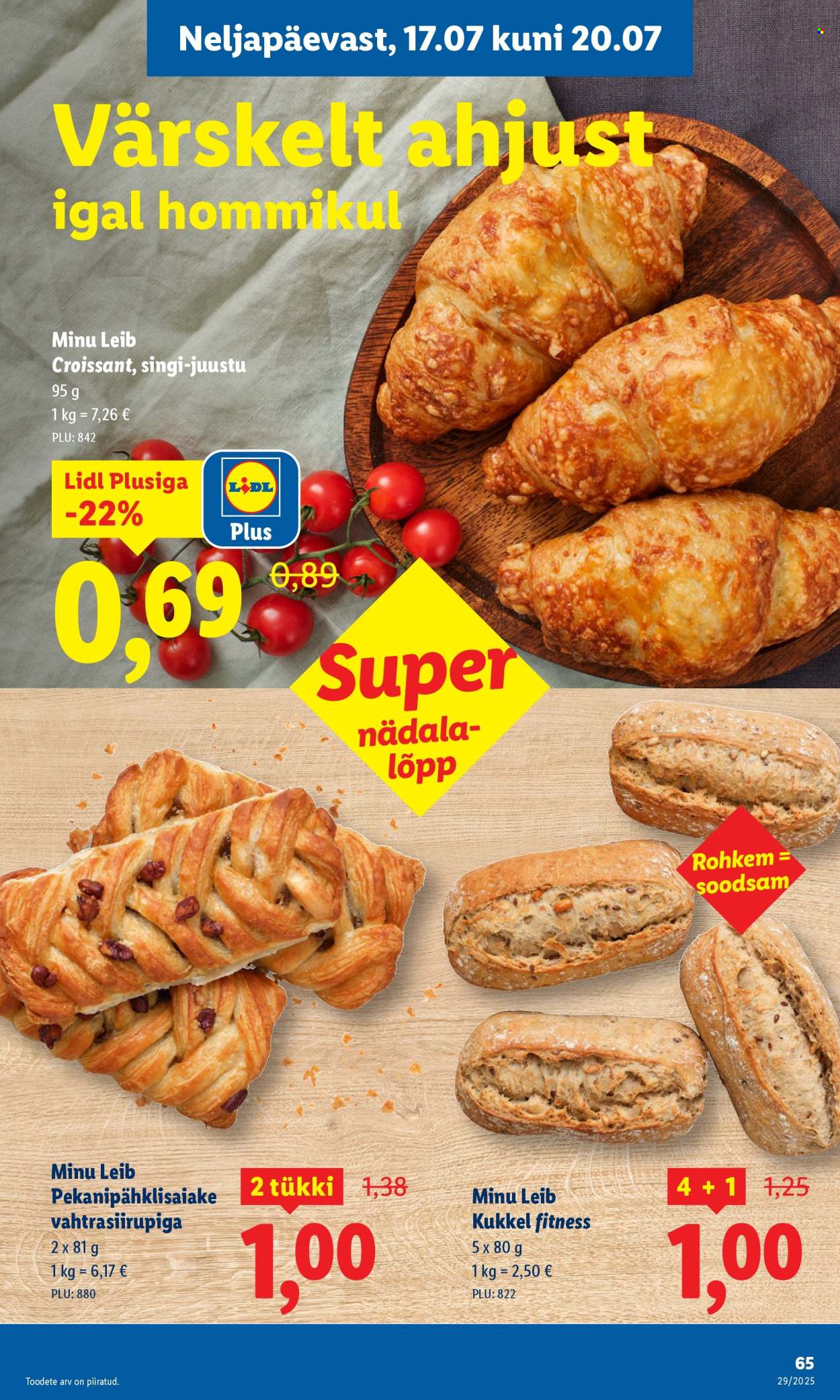 lidl - Lidl kliendileht - Kliendileht (14.07 - 20.07.2025) - page: 65 lidl - Lidl kliendileht - Kliendileht (14.07 - 20.07.2025) - page: 65