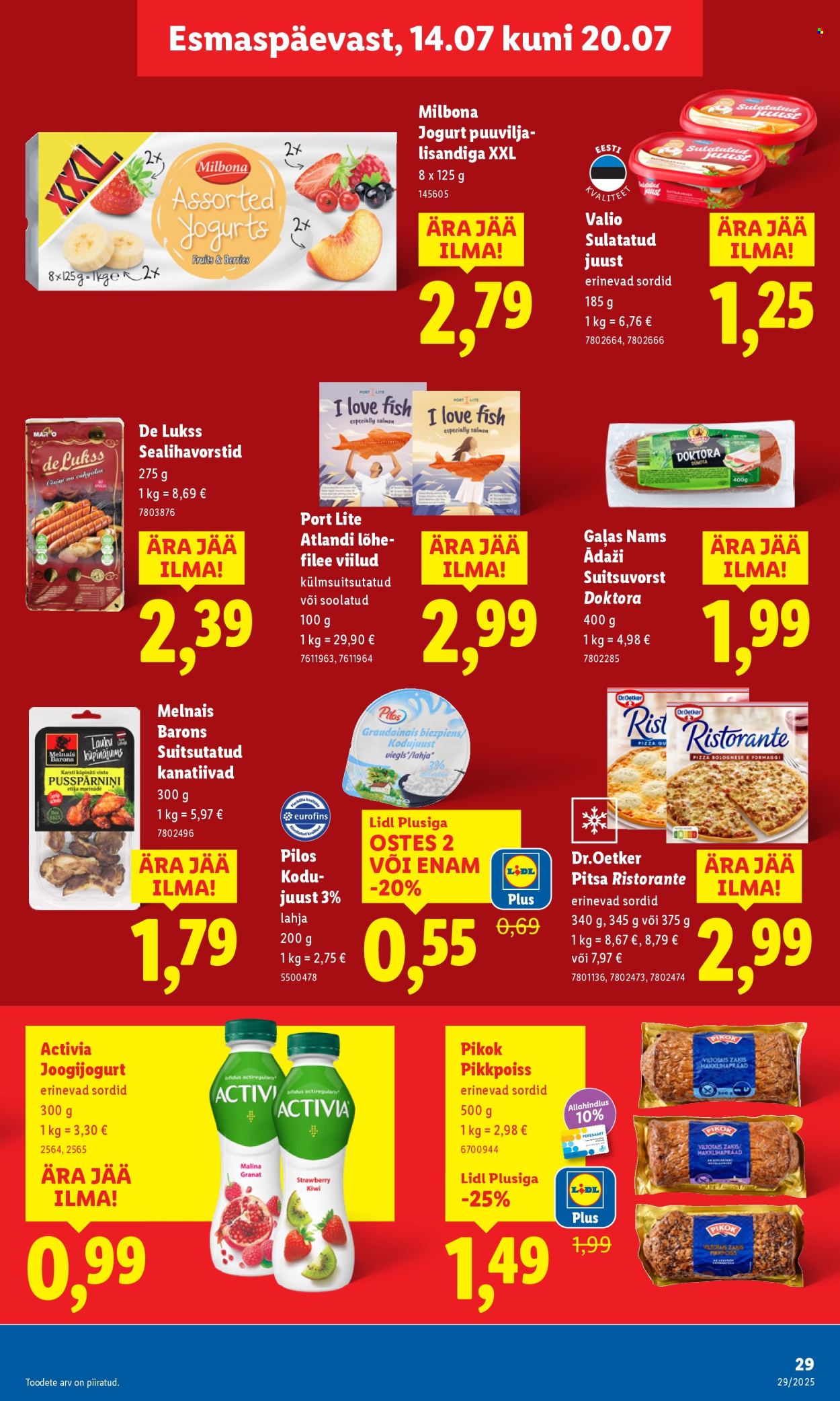 lidl - Lidl kliendileht - Kliendileht (14.07 - 20.07.2025) - page: 29 lidl - Lidl kliendileht - Kliendileht (14.07 - 20.07.2025) - page: 29