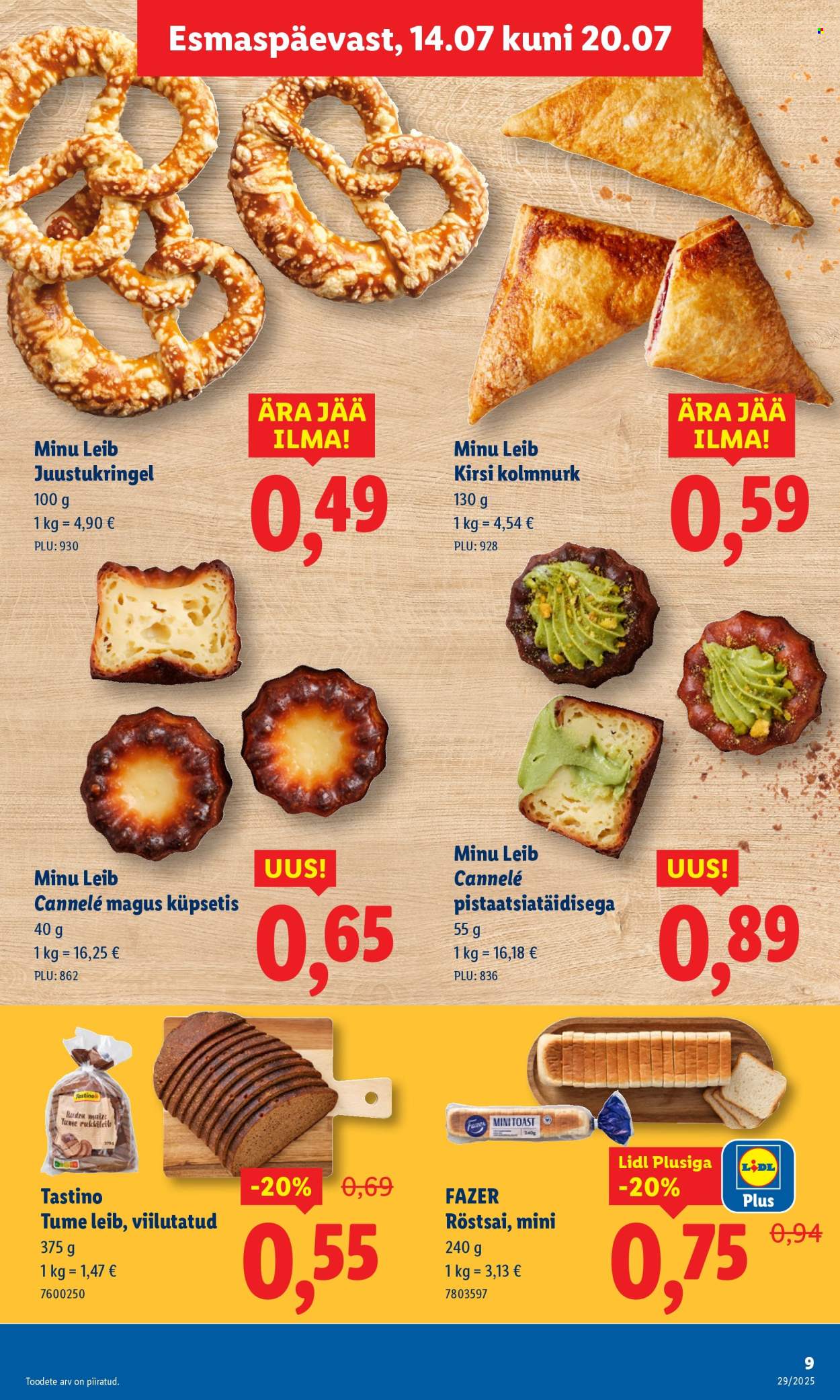 lidl - Lidl kliendileht - Kliendileht (14.07 - 20.07.2025) - page: 9 lidl - Lidl kliendileht - Kliendileht (14.07 - 20.07.2025) - page: 9