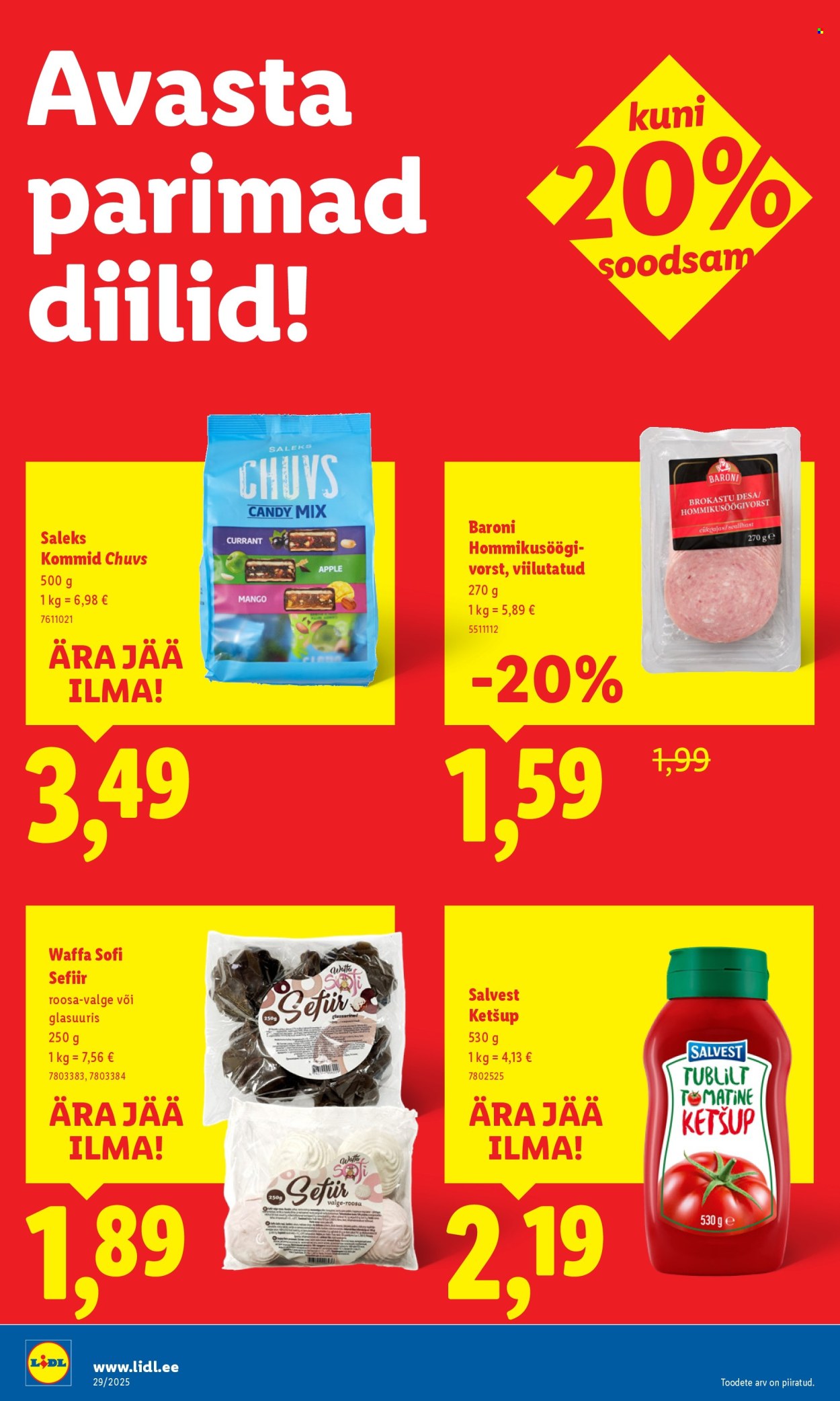 lidl - Lidl kliendileht - Kliendileht (14.07 - 20.07.2025) - page: 36 lidl - Lidl kliendileht - Kliendileht (14.07 - 20.07.2025) - page: 36