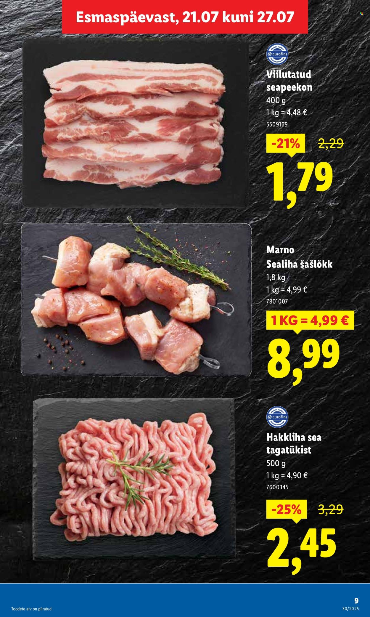 lidl - Lidl kliendileht - Kliendileht (21.07 - 27.07.2025) - page: 9 lidl - Lidl kliendileht - Kliendileht (21.07 - 27.07.2025) - page: 9
