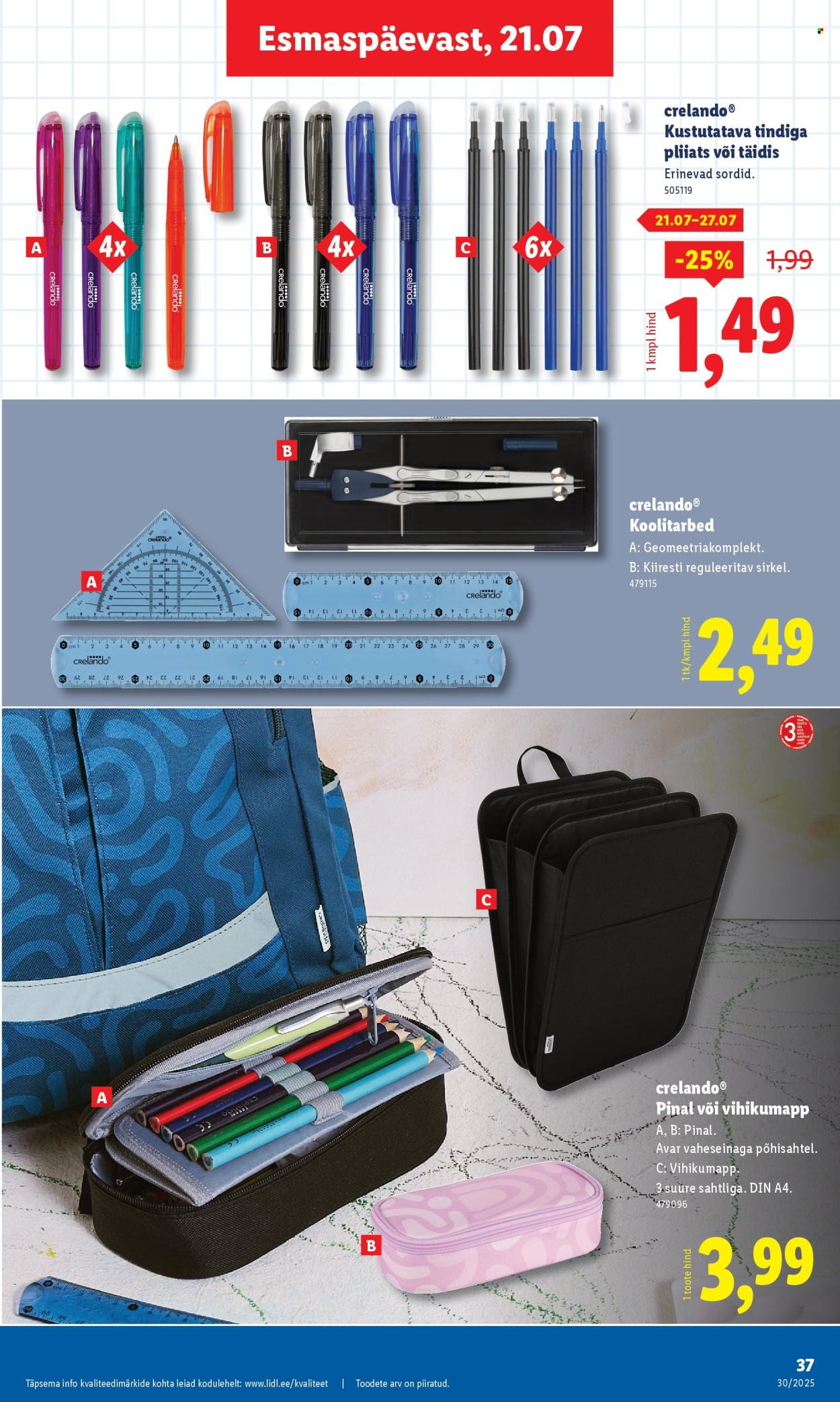lidl - Lidl kliendileht - Kliendileht (21.07 - 27.07.2025) - page: 37 lidl - Lidl kliendileht - Kliendileht (21.07 - 27.07.2025) - page: 37