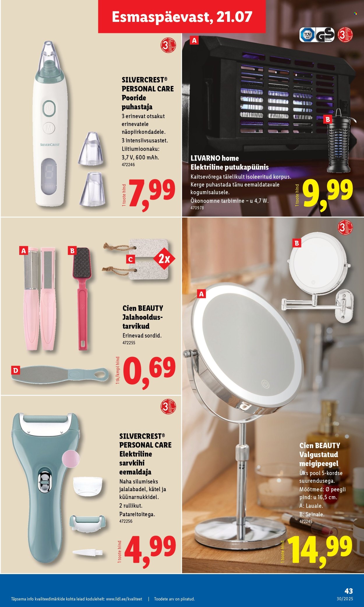 lidl - Lidl kliendileht - Kliendileht (21.07 - 27.07.2025) - page: 43 lidl - Lidl kliendileht - Kliendileht (21.07 - 27.07.2025) - page: 43