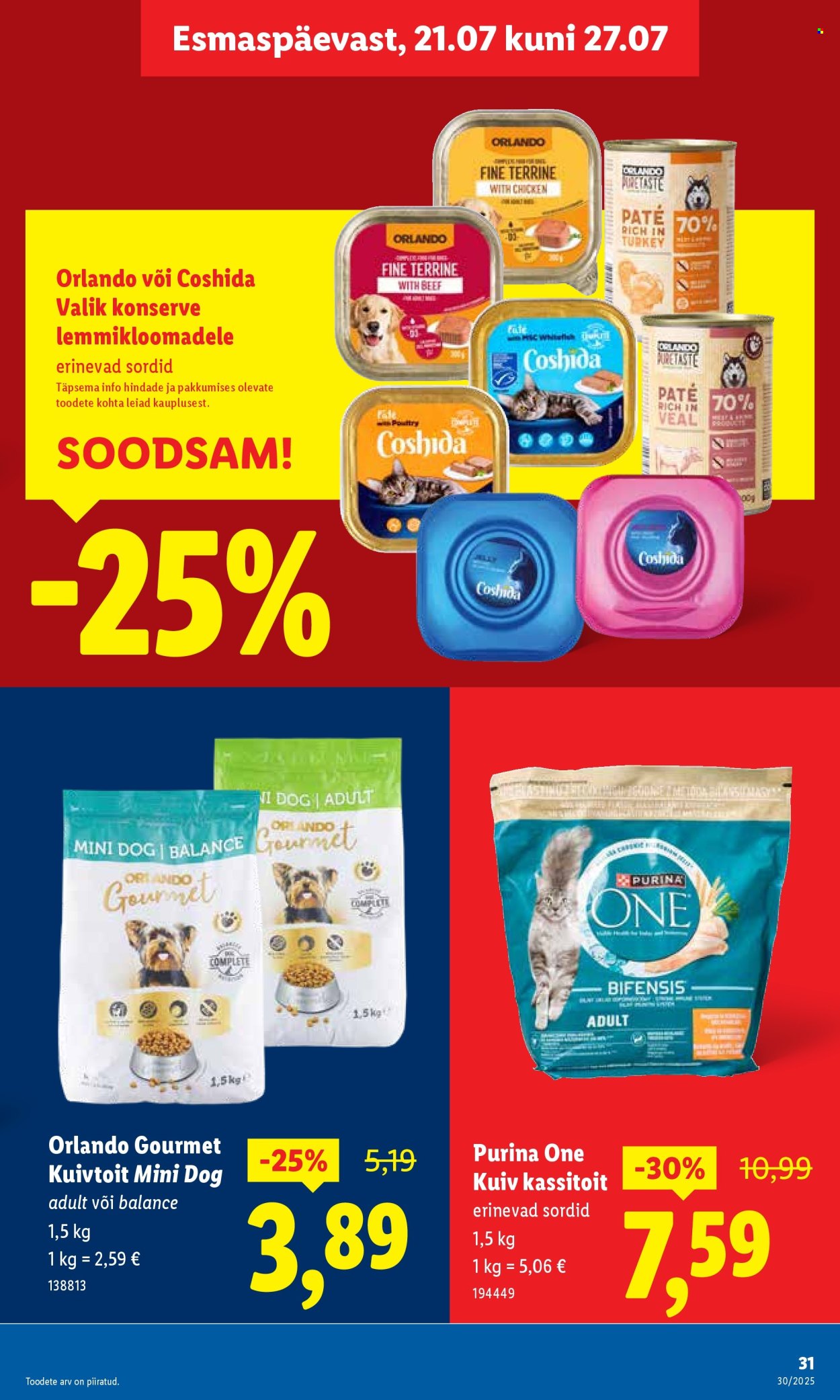 lidl - Lidl kliendileht - Kliendileht (21.07 - 27.07.2025) - page: 31 lidl - Lidl kliendileht - Kliendileht (21.07 - 27.07.2025) - page: 31