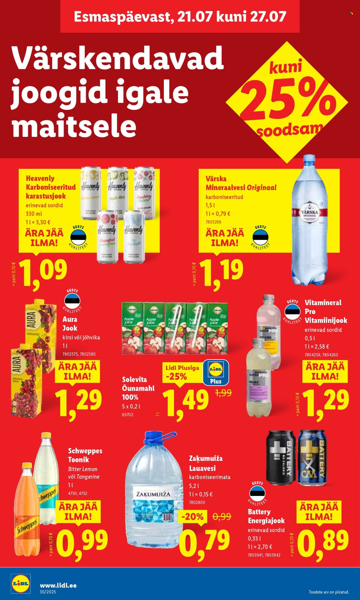 lidl - Lidl kliendileht - Kliendileht (21.07 - 27.07.2025) - page: 28 lidl - Lidl kliendileht - Kliendileht (21.07 - 27.07.2025) - page: 28