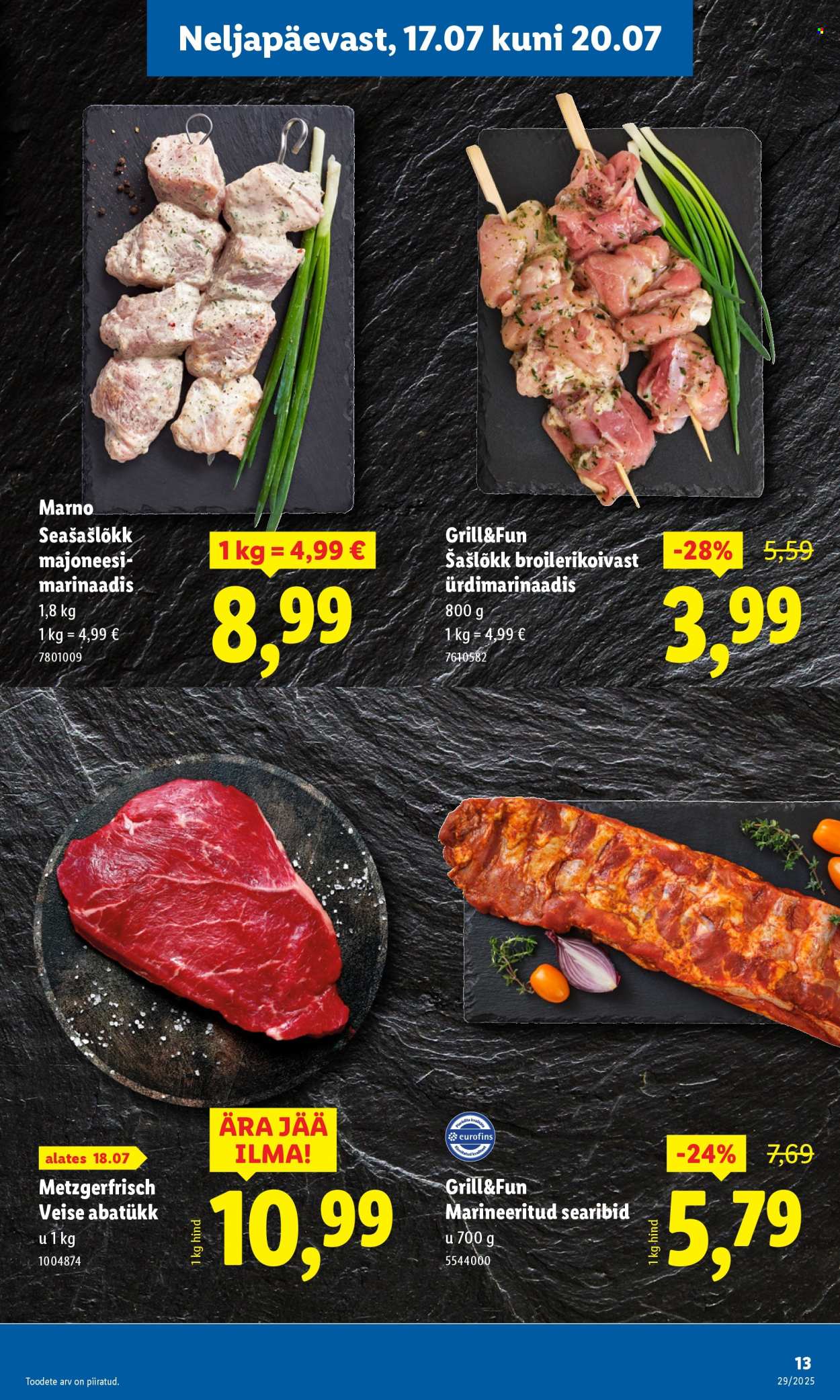 lidl - Lidl kliendileht - Nädalalõpu pakkumised (17.07 - 20.07.2025) - page: 13 lidl - Lidl kliendileht - Nädalalõpu pakkumised (17.07 - 20.07.2025) - page: 13