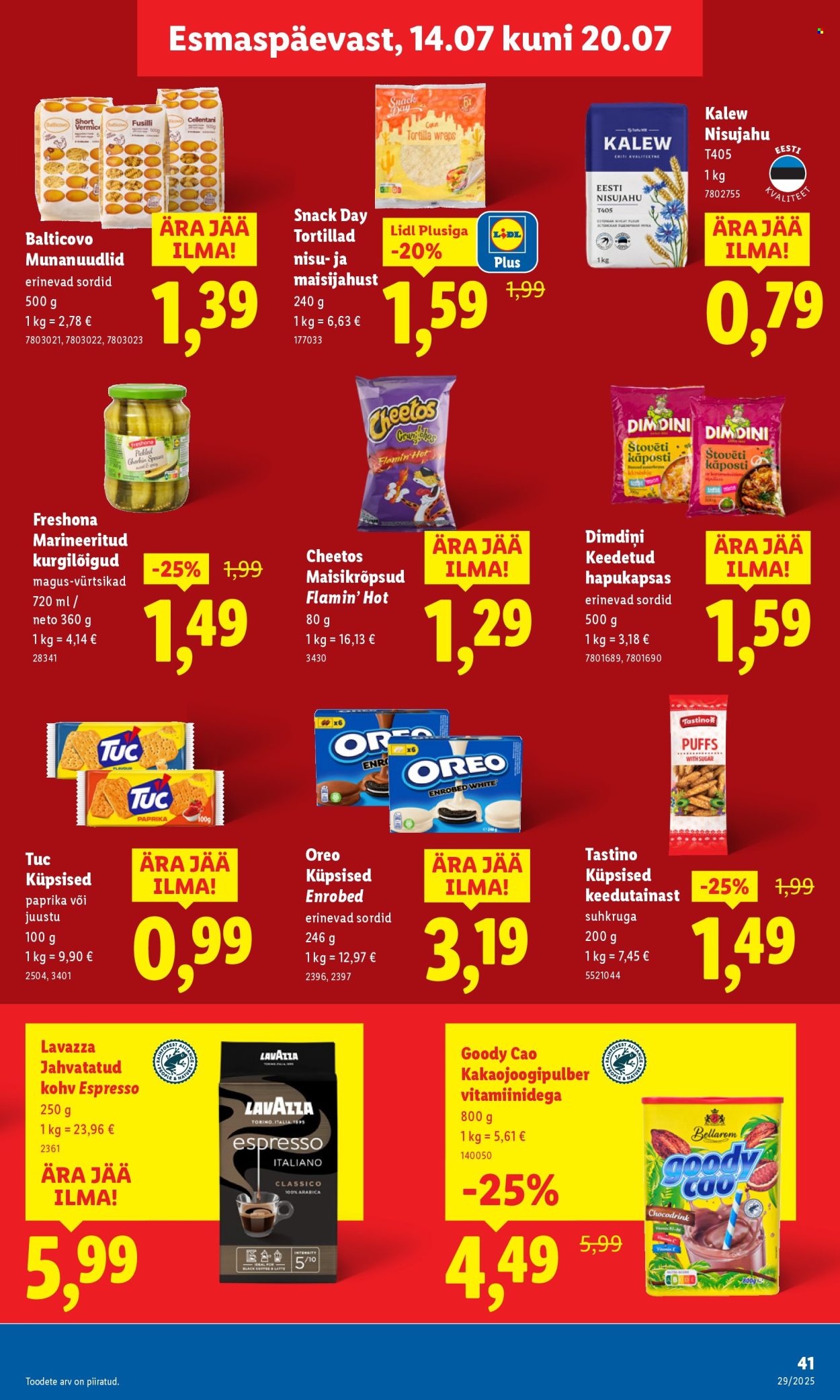 lidl - Lidl kliendileht - Nädalalõpu pakkumised (17.07 - 20.07.2025) - page: 41 lidl - Lidl kliendileht - Nädalalõpu pakkumised (17.07 - 20.07.2025) - page: 41