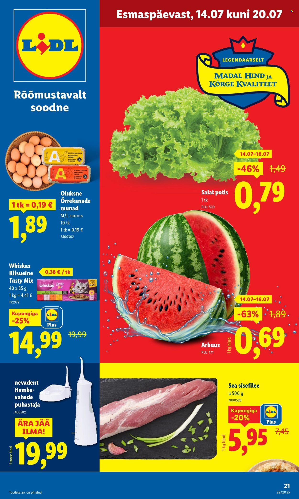 lidl - Lidl kliendileht - Nädalalõpu pakkumised (17.07 - 20.07.2025) - page: 21 lidl - Lidl kliendileht - Nädalalõpu pakkumised (17.07 - 20.07.2025) - page: 21