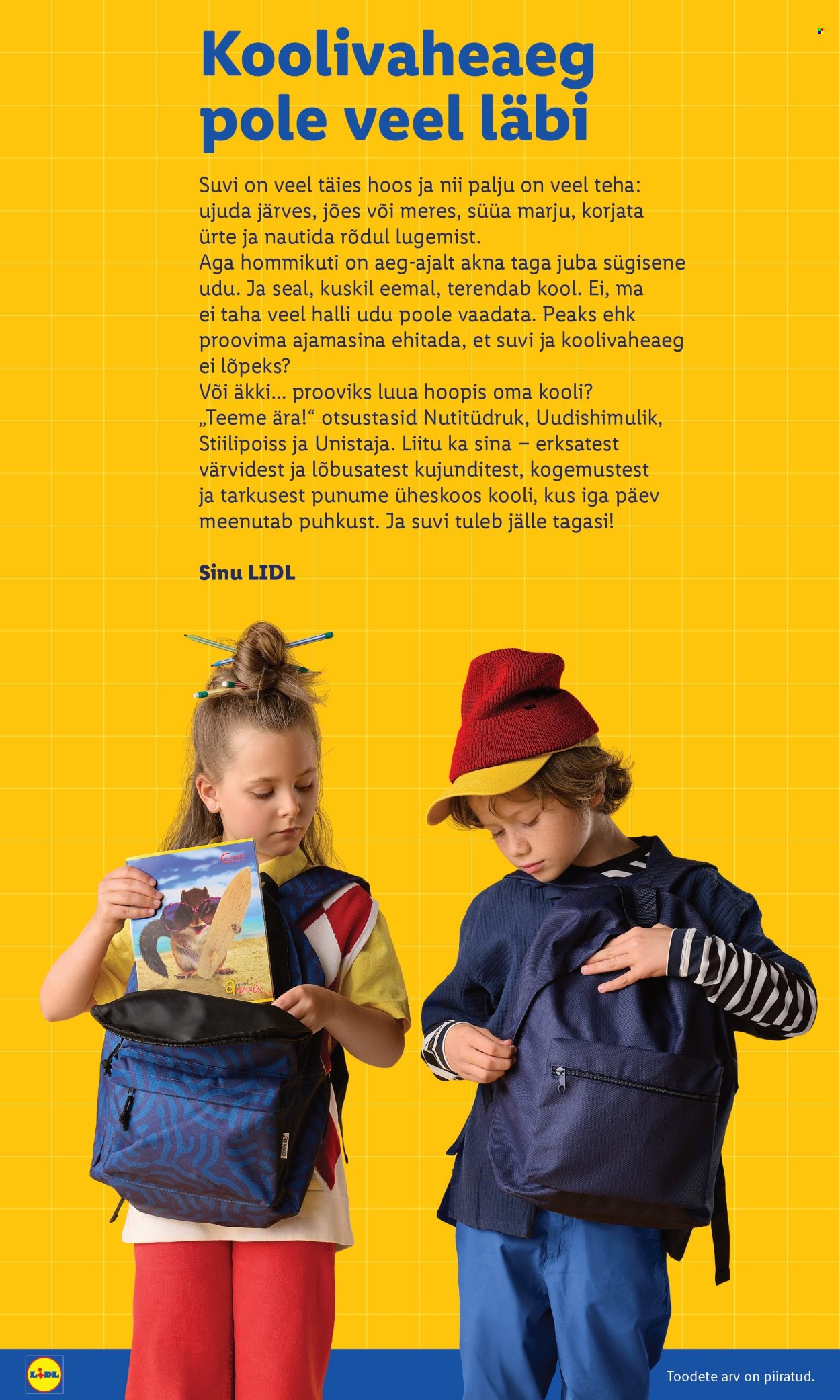 lidl - Lidl kliendileht - Koolitarvete kataloog 2025 (19.07 - 11.08.2025) - page: 2 lidl - Lidl kliendileht - Koolitarvete kataloog 2025 (19.07 - 11.08.2025) - page: 2