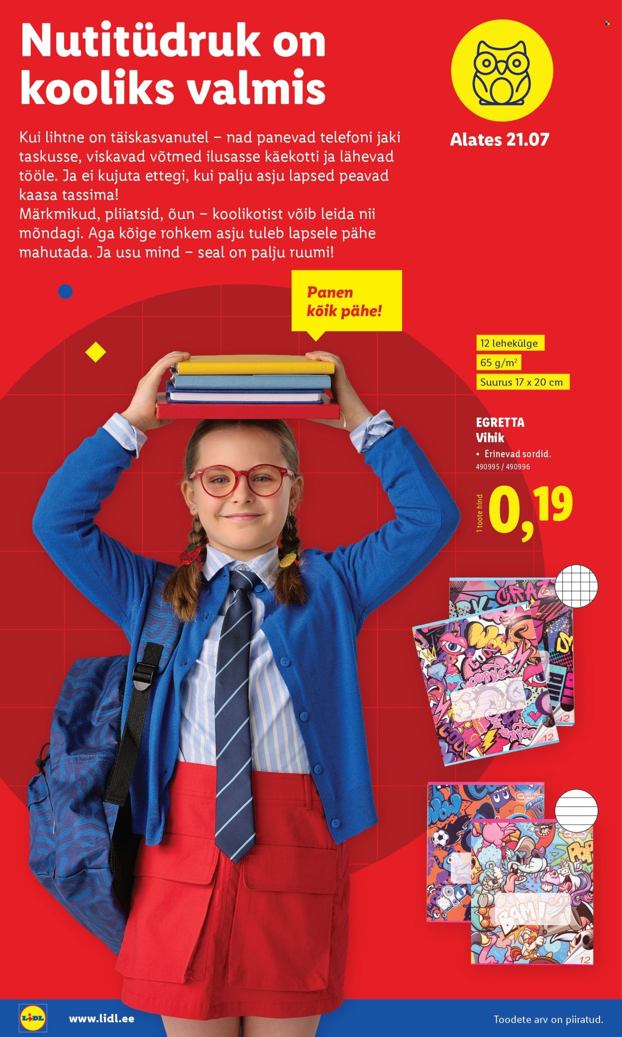 lidl - Lidl kliendileht - Koolitarvete kataloog 2025 (19.07 - 11.08.2025) - page: 4 lidl - Lidl kliendileht - Koolitarvete kataloog 2025 (19.07 - 11.08.2025) - page: 4