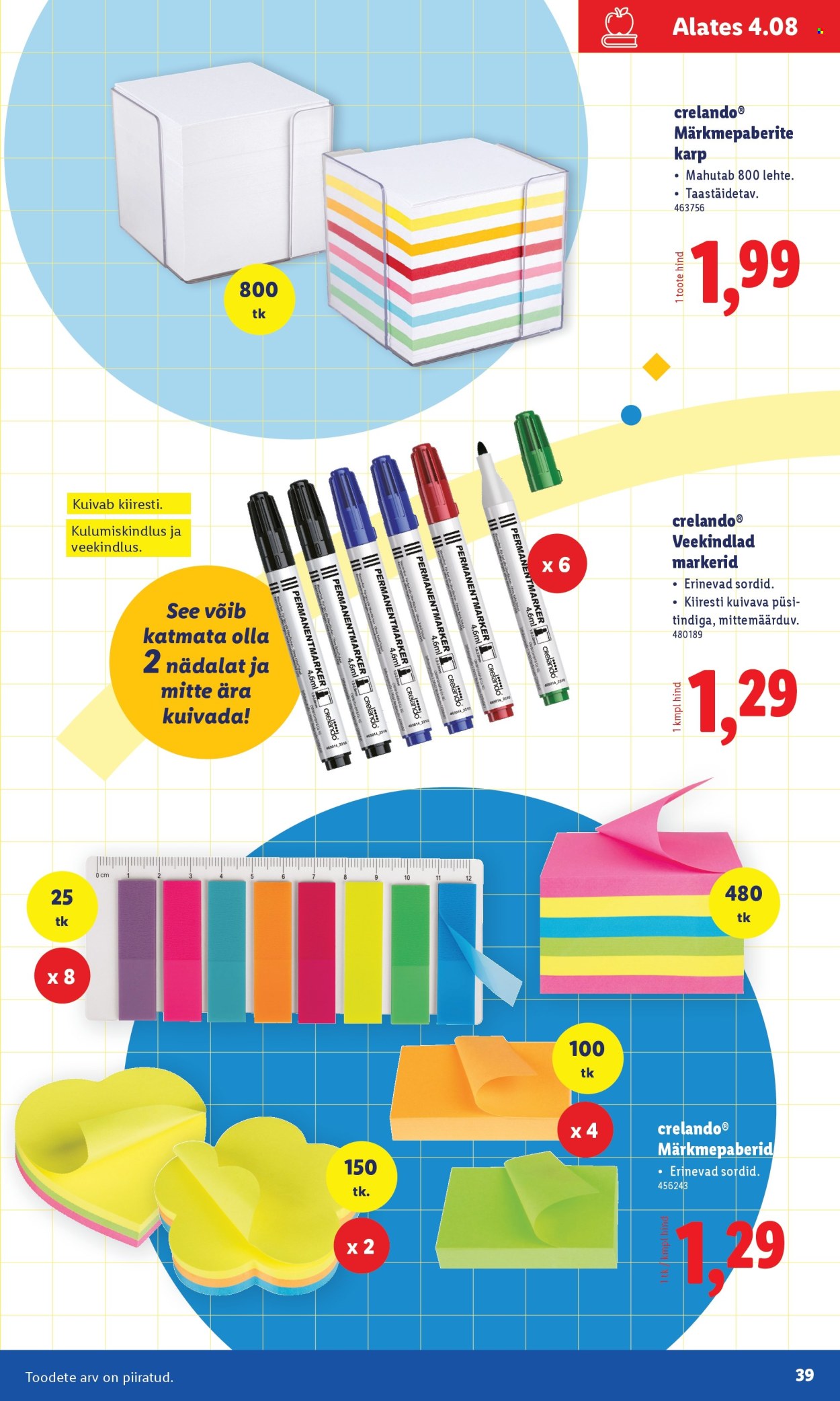 lidl - Lidl kliendileht - Koolitarvete kataloog 2025 (19.07 - 11.08.2025) - page: 39 lidl - Lidl kliendileht - Koolitarvete kataloog 2025 (19.07 - 11.08.2025) - page: 39