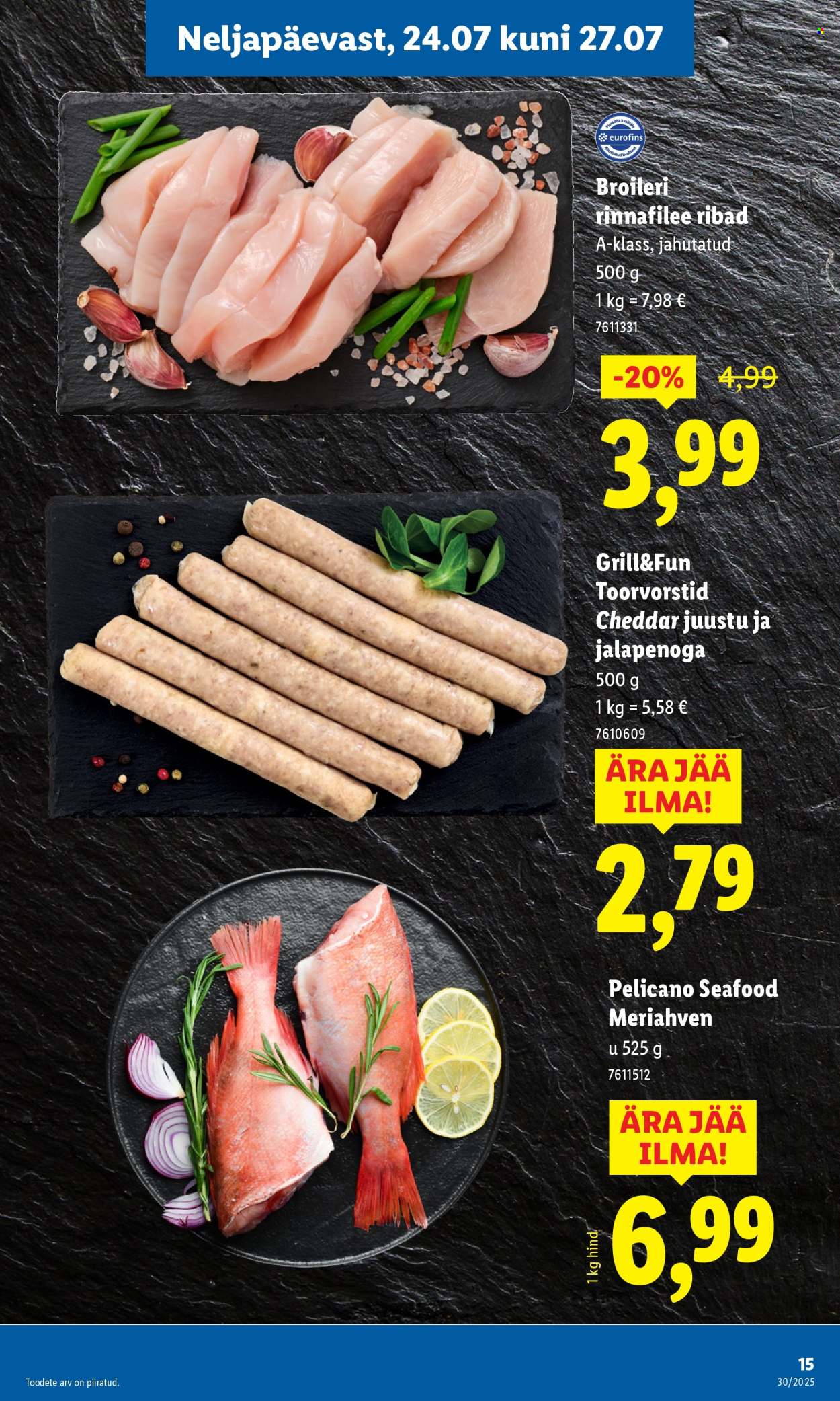 lidl - Lidl kliendileht - Nädalalõpu pakkumised (24.07 - 27.07.2025) - page: 15
