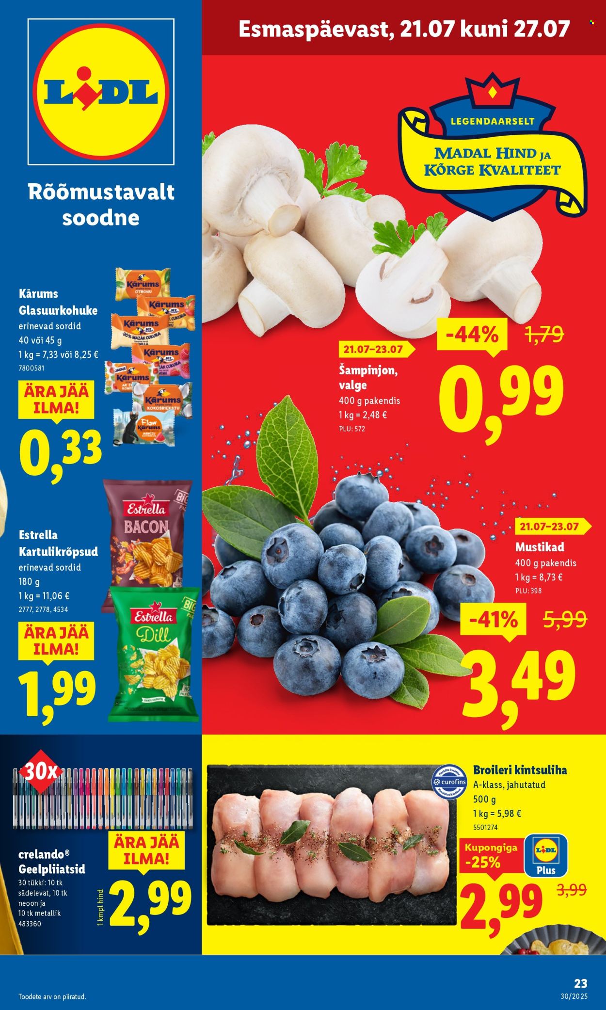 lidl - Lidl kliendileht - Nädalalõpu pakkumised (24.07 - 27.07.2025) - page: 23