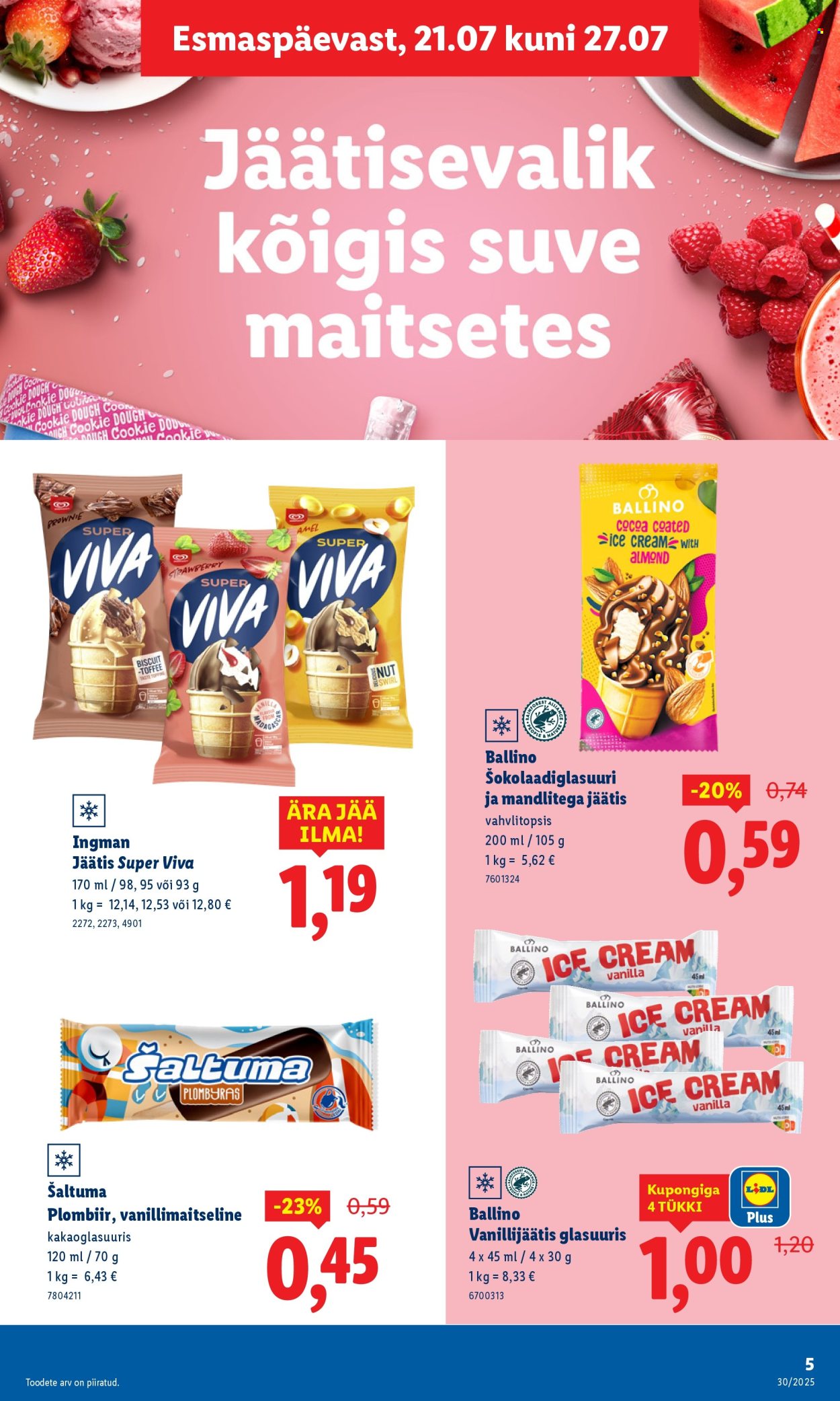 lidl - Lidl kliendileht - Nädalalõpu pakkumised (24.07 - 27.07.2025) - page: 5