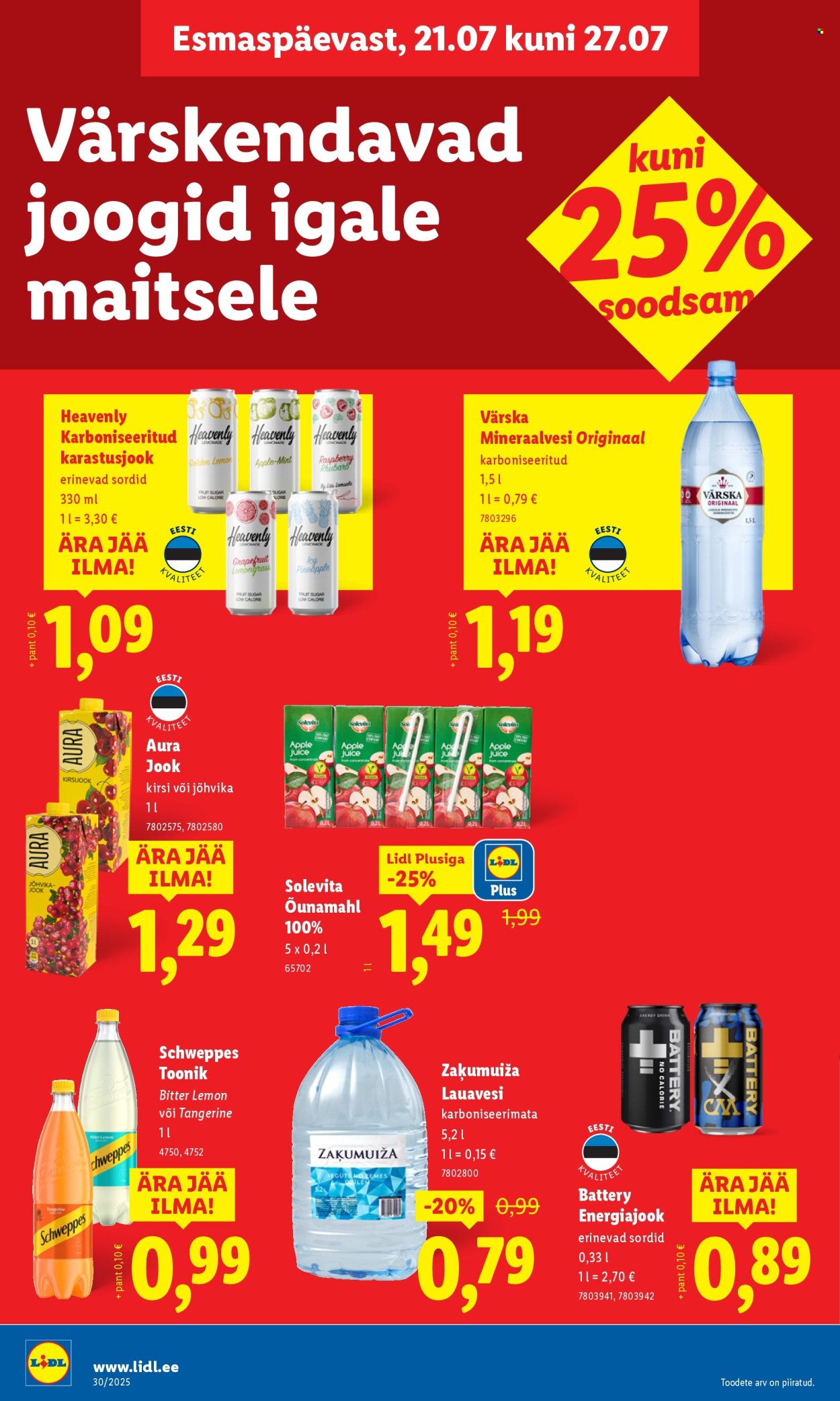 lidl - Lidl kliendileht - Nädalalõpu pakkumised (24.07 - 27.07.2025) - page: 40