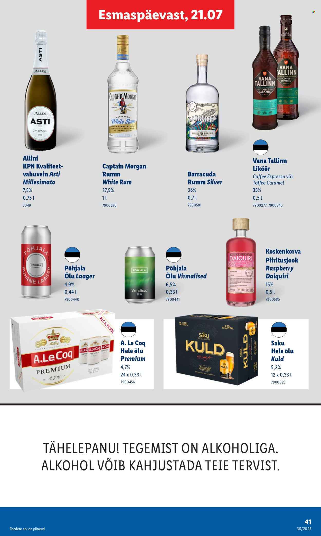 lidl - Lidl kliendileht - Nädalalõpu pakkumised (24.07 - 27.07.2025) - page: 41