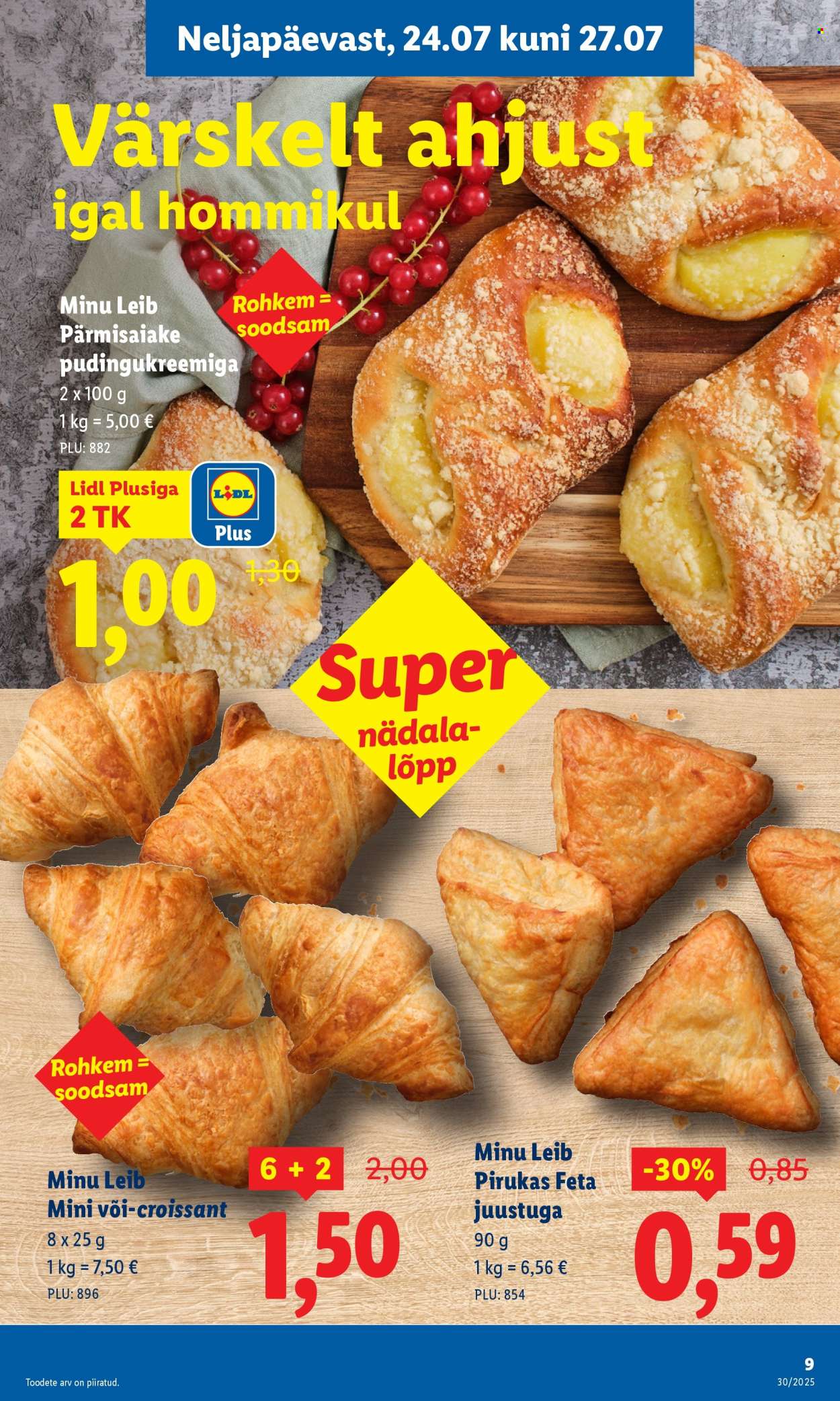 lidl - Lidl kliendileht - Nädalalõpu pakkumised (24.07 - 27.07.2025) - page: 9