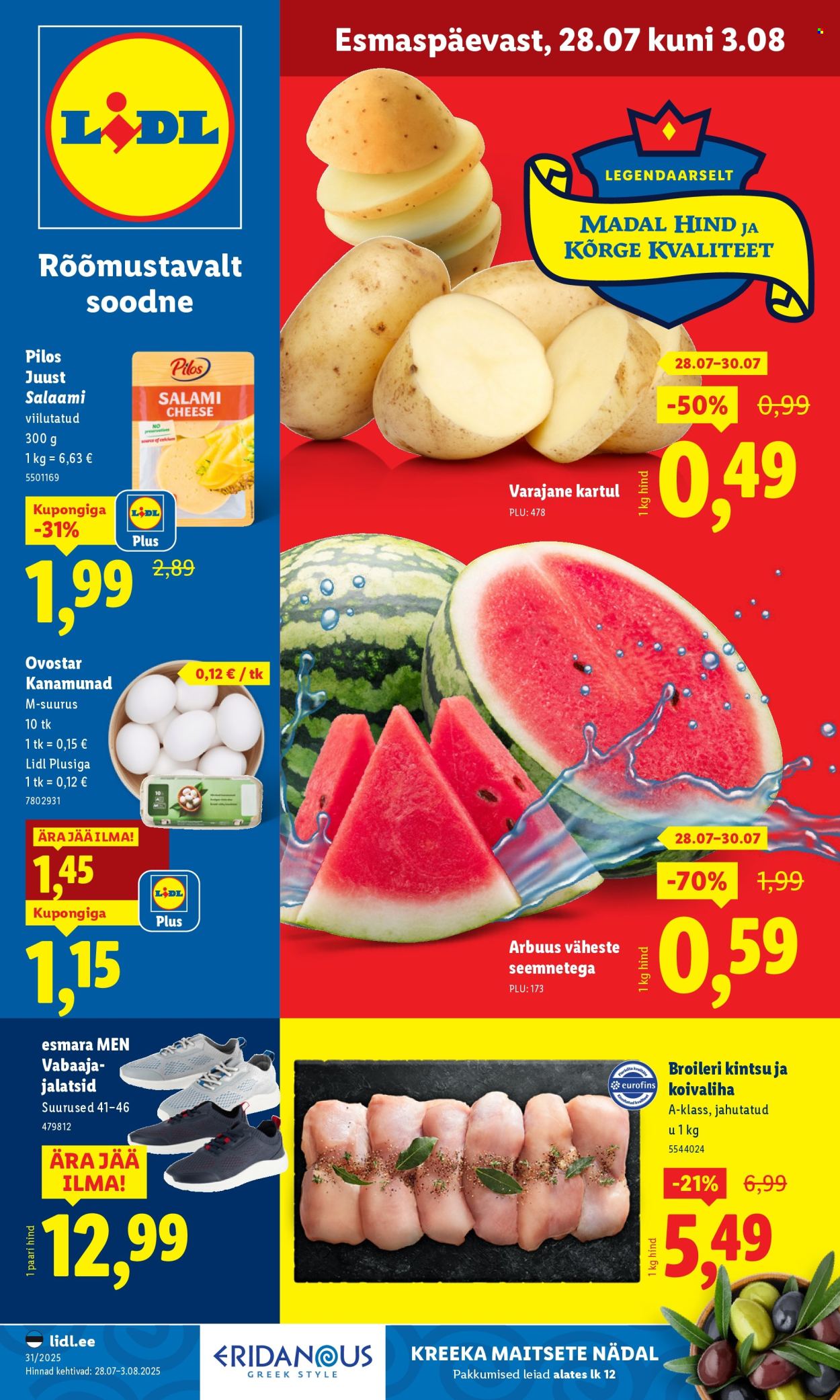 lidl - Lidl kliendileht - Kliendileht (28.07 - 3.08.2025)