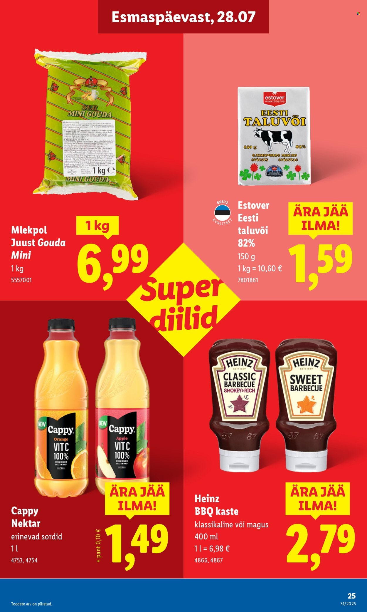 lidl - Lidl kliendileht - Kliendileht (31.07 - 3.08.2025) - page: 25 lidl - Lidl kliendileht - Kliendileht (31.07 - 3.08.2025) - page: 25