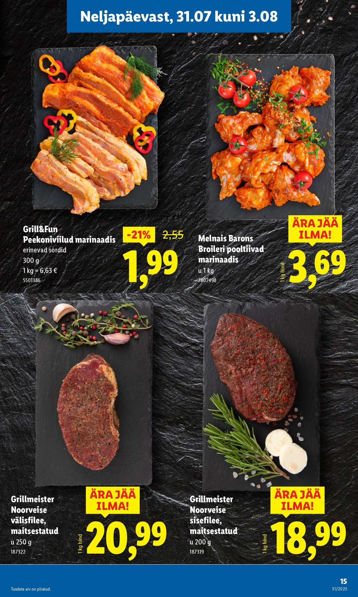 lidl - Lidl kliendileht - Kliendileht (31.07 - 3.08.2025) - page: 15 lidl - Lidl kliendileht - Kliendileht (31.07 - 3.08.2025) - page: 15