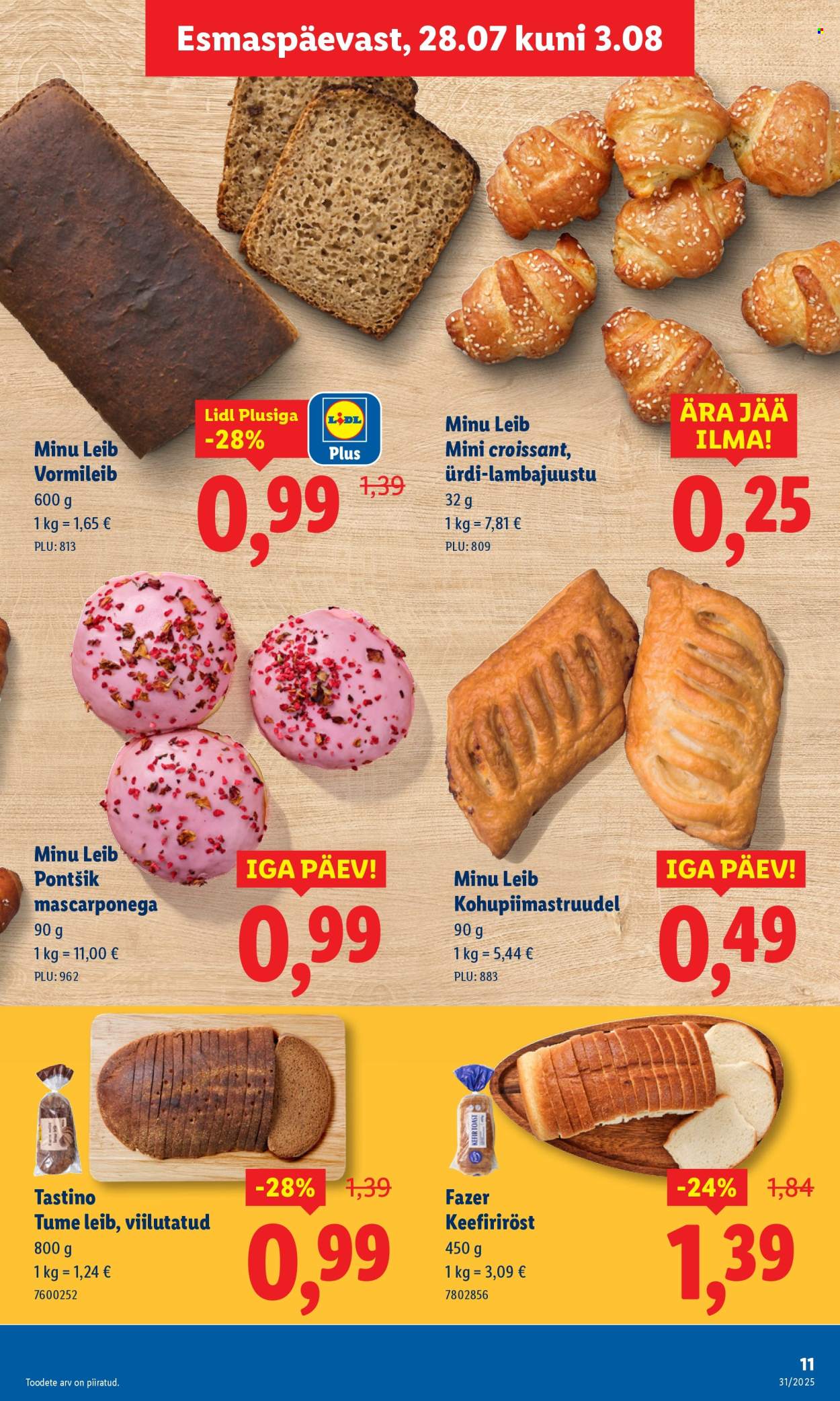 lidl - Lidl kliendileht - Kliendileht (31.07 - 3.08.2025) - page: 11 lidl - Lidl kliendileht - Kliendileht (31.07 - 3.08.2025) - page: 11