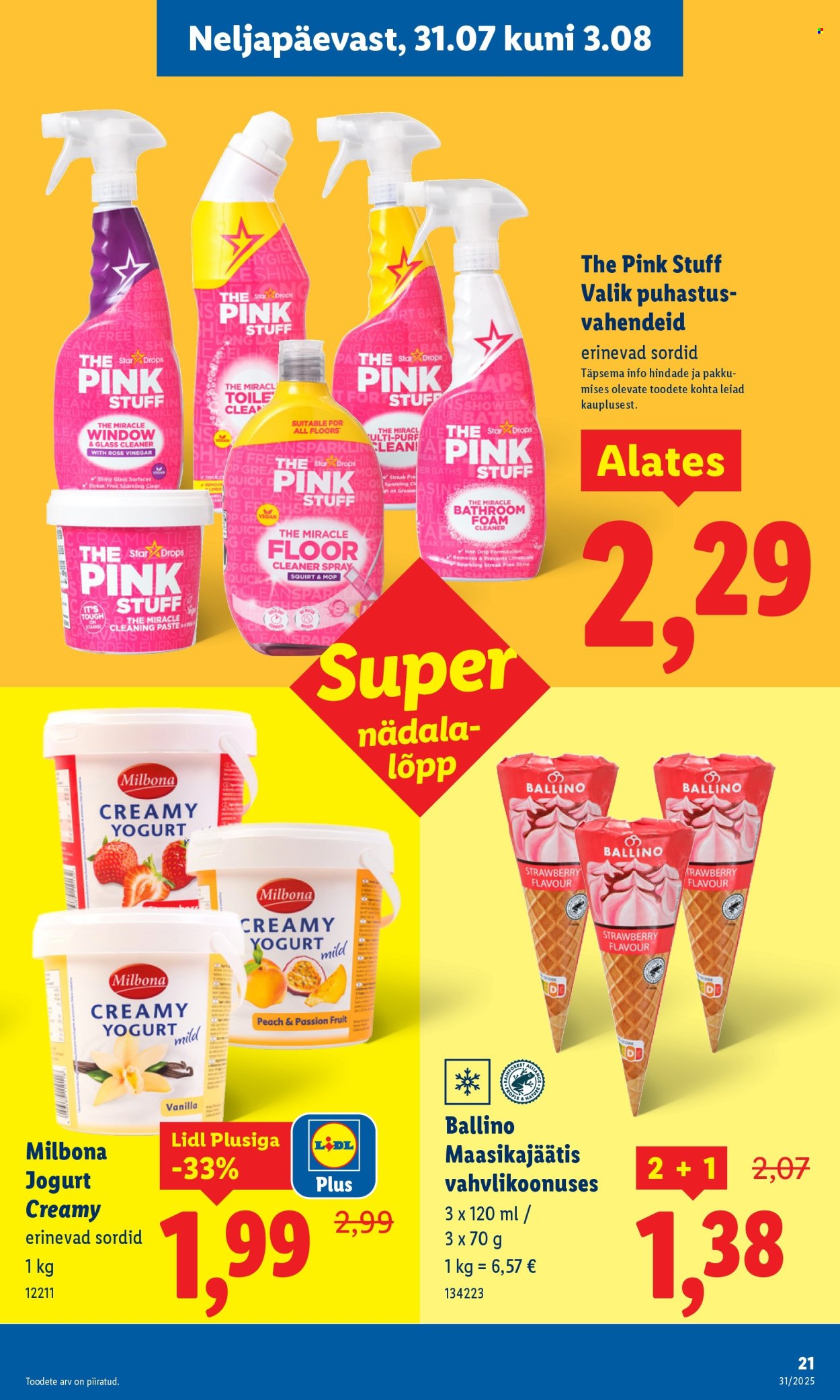 lidl - Lidl kliendileht - Kliendileht (31.07 - 3.08.2025) - page: 21 lidl - Lidl kliendileht - Kliendileht (31.07 - 3.08.2025) - page: 21