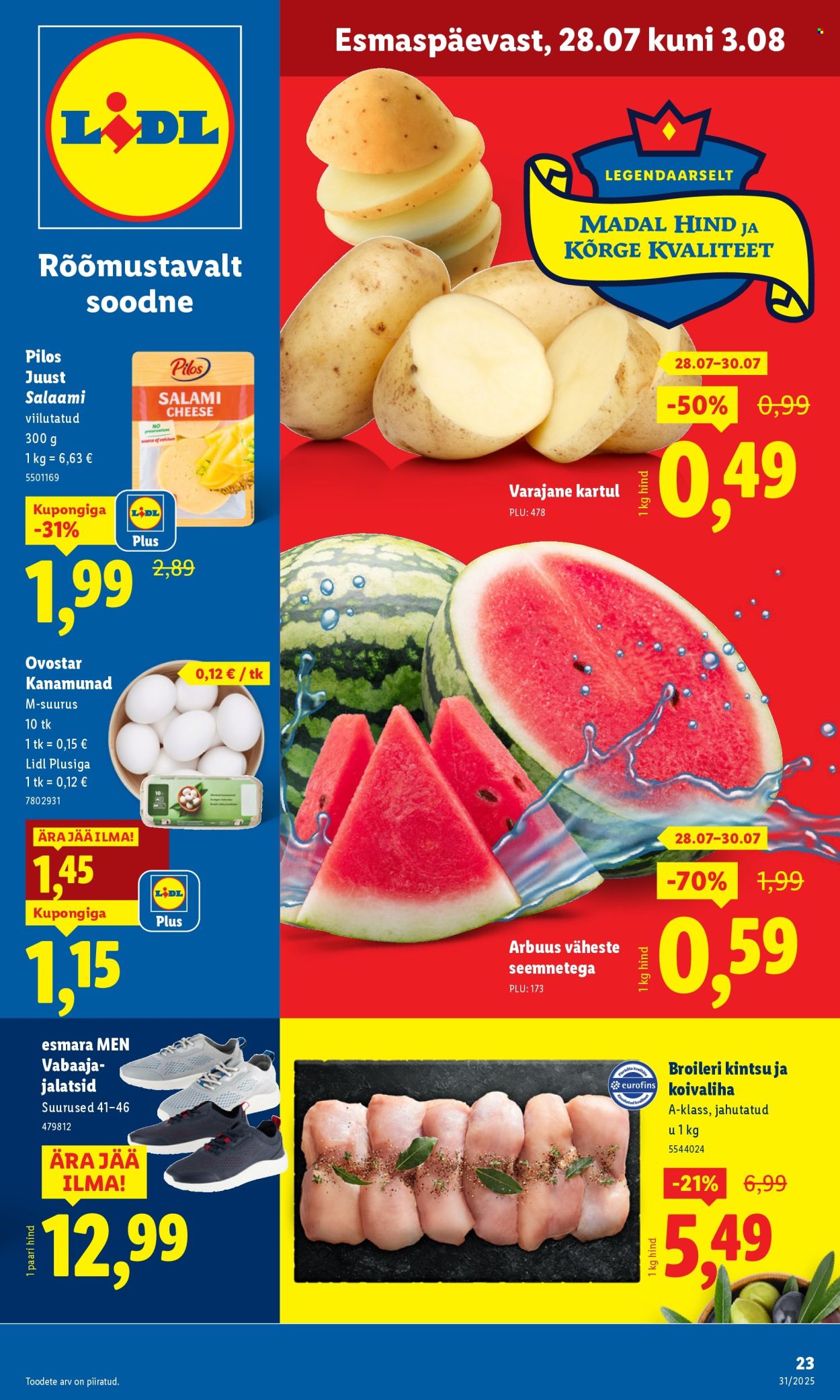 lidl - Lidl kliendileht - Kliendileht (31.07 - 3.08.2025) - page: 23 lidl - Lidl kliendileht - Kliendileht (31.07 - 3.08.2025) - page: 23