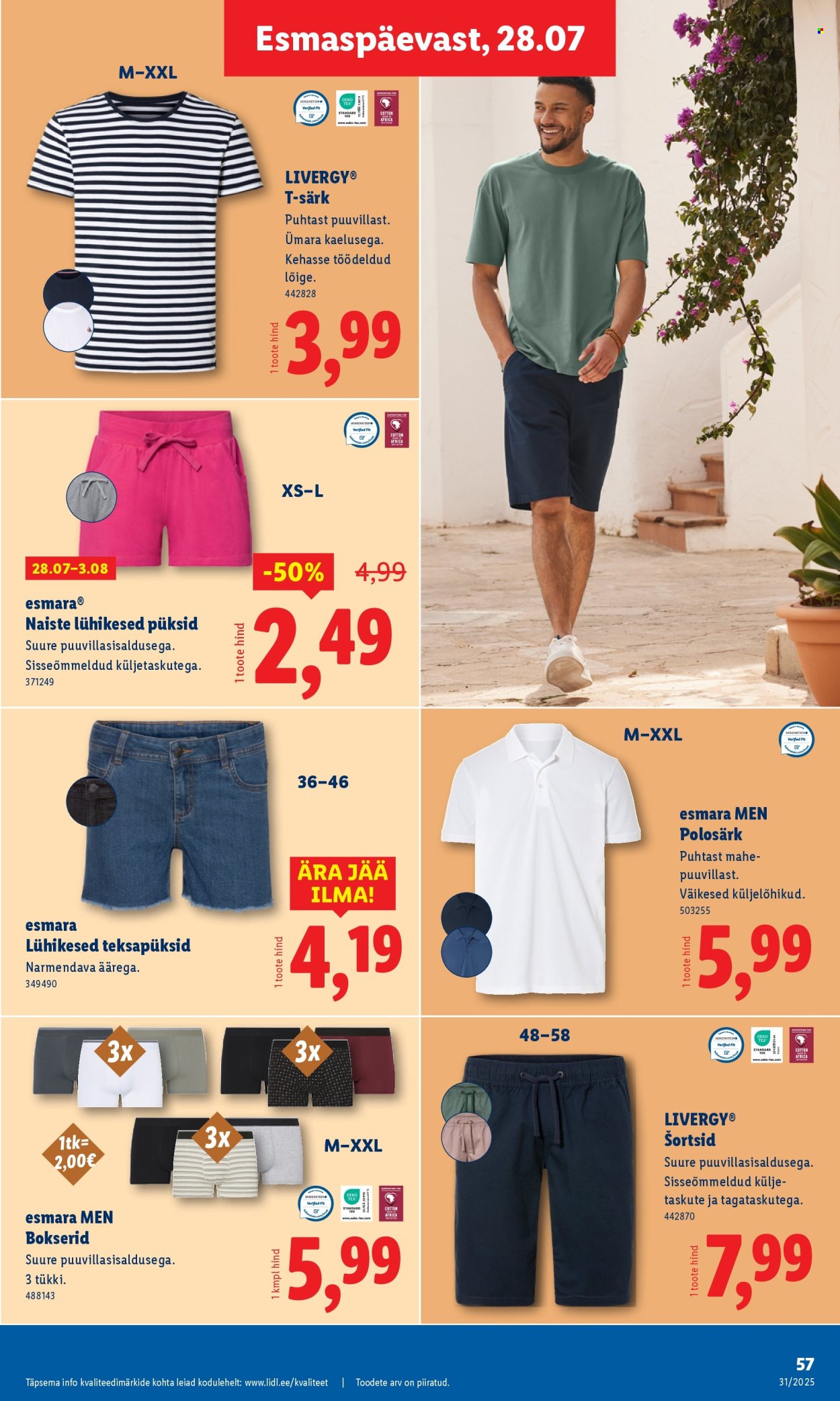 lidl - Lidl kliendileht - Kliendileht (31.07 - 3.08.2025) - page: 57 lidl - Lidl kliendileht - Kliendileht (31.07 - 3.08.2025) - page: 57
