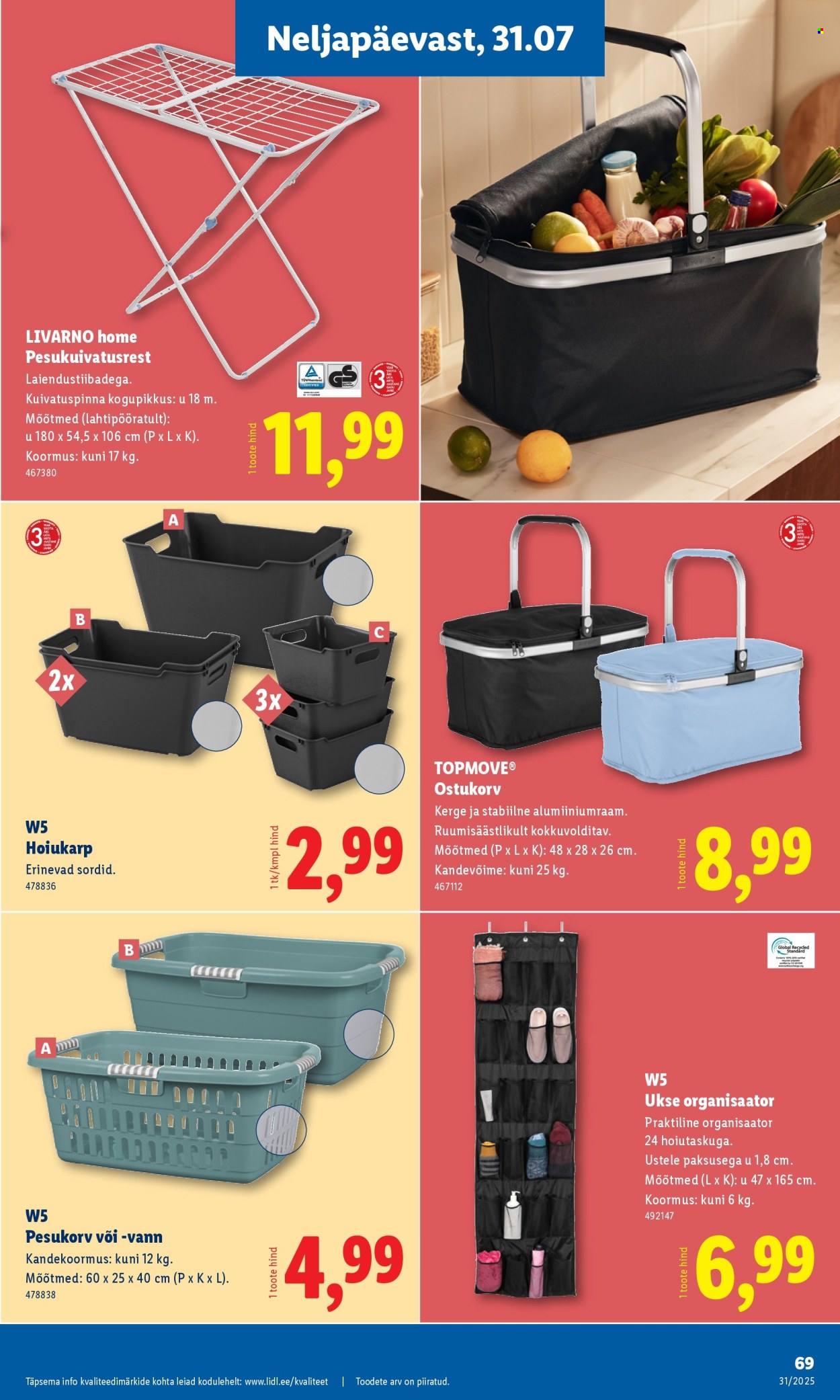 lidl - Lidl kliendileht - Kliendileht (31.07 - 3.08.2025) - page: 69 lidl - Lidl kliendileht - Kliendileht (31.07 - 3.08.2025) - page: 69