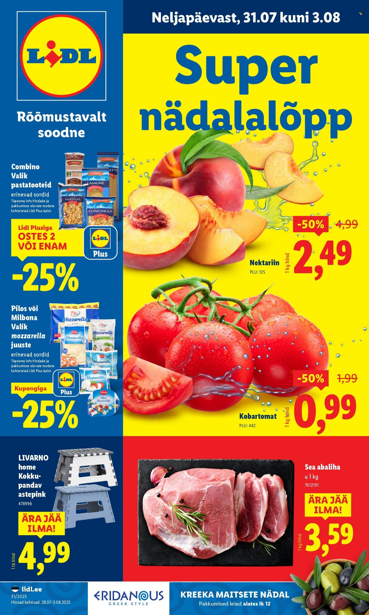 lidl - Lidl kliendileht - Kliendileht (31.07 - 3.08.2025)