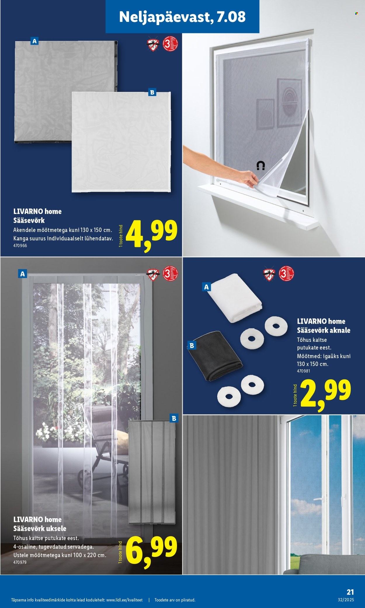 lidl - Lidl kliendileht - Tööstuskaupade pakkumised (4.08 - 10.08.2025) - page: 21