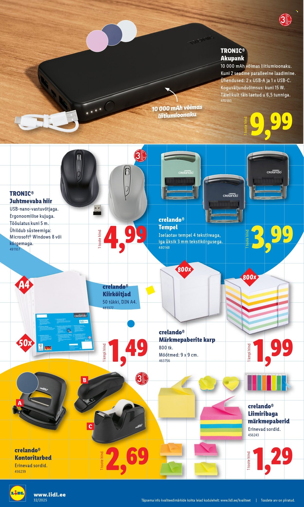 lidl - Lidl kliendileht - Tööstuskaupade pakkumised (4.08 - 10.08.2025) - page: 8